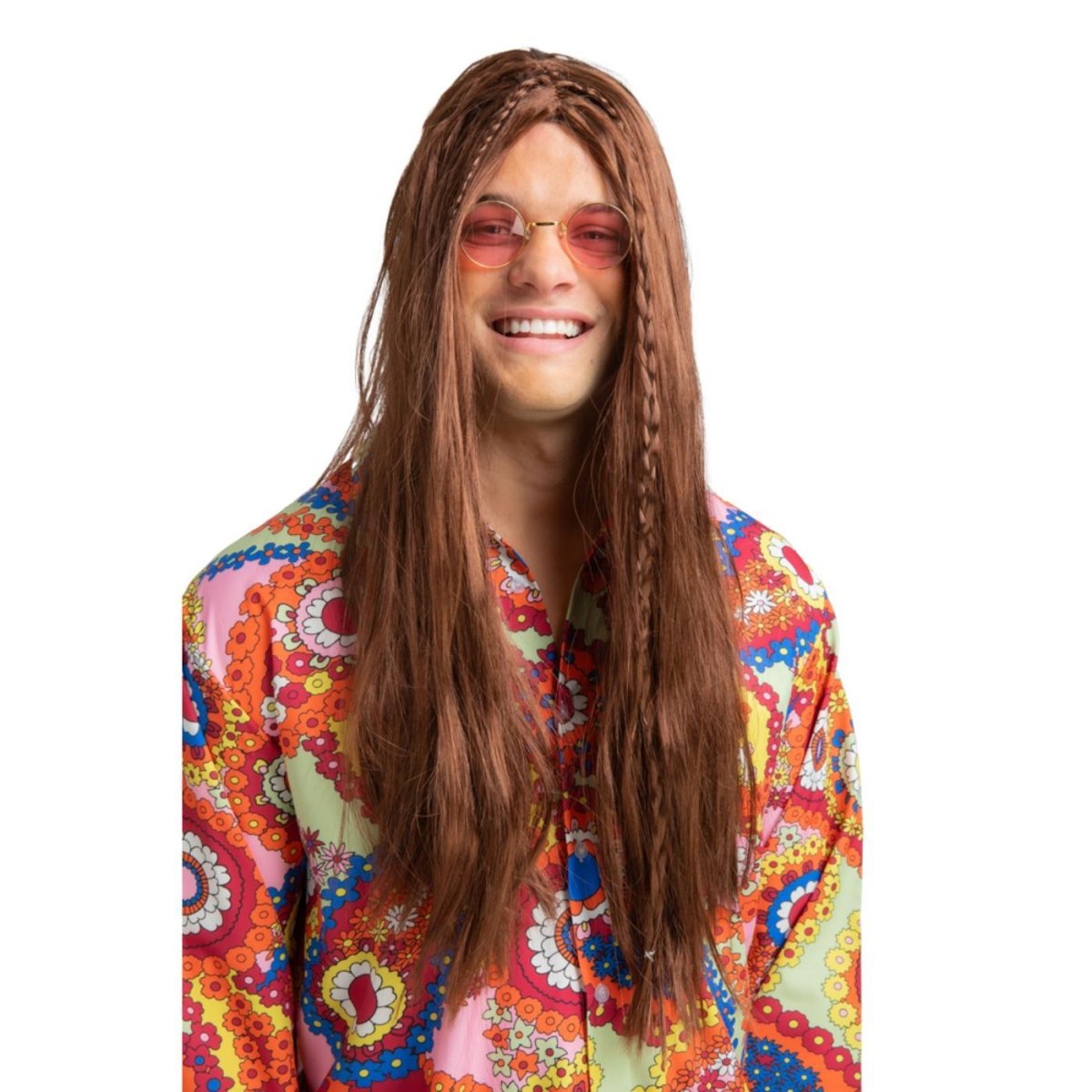 Wicked Costumes Ltd - Hippie Shades (Pink) - Adults - Fancy Dress Central