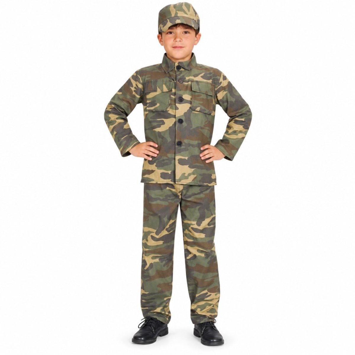 Wicked Costumes - Action Commando Army Costume - Boys - Fancy Dress Central