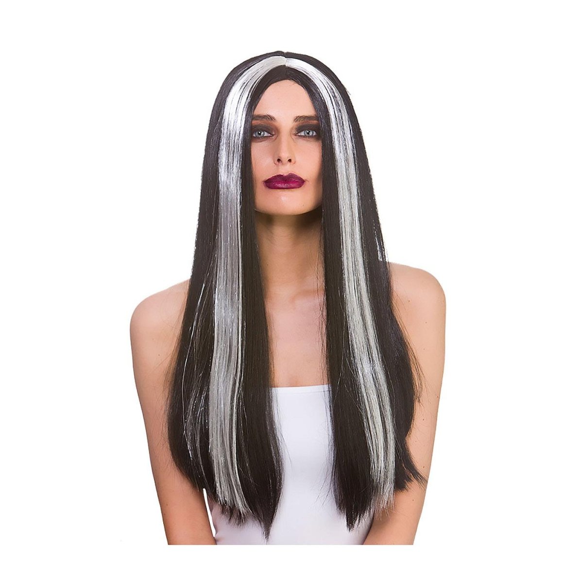 Wicked Costumes Ltd - Morticia Wig (Long) - Adult - Fancy Dress Central