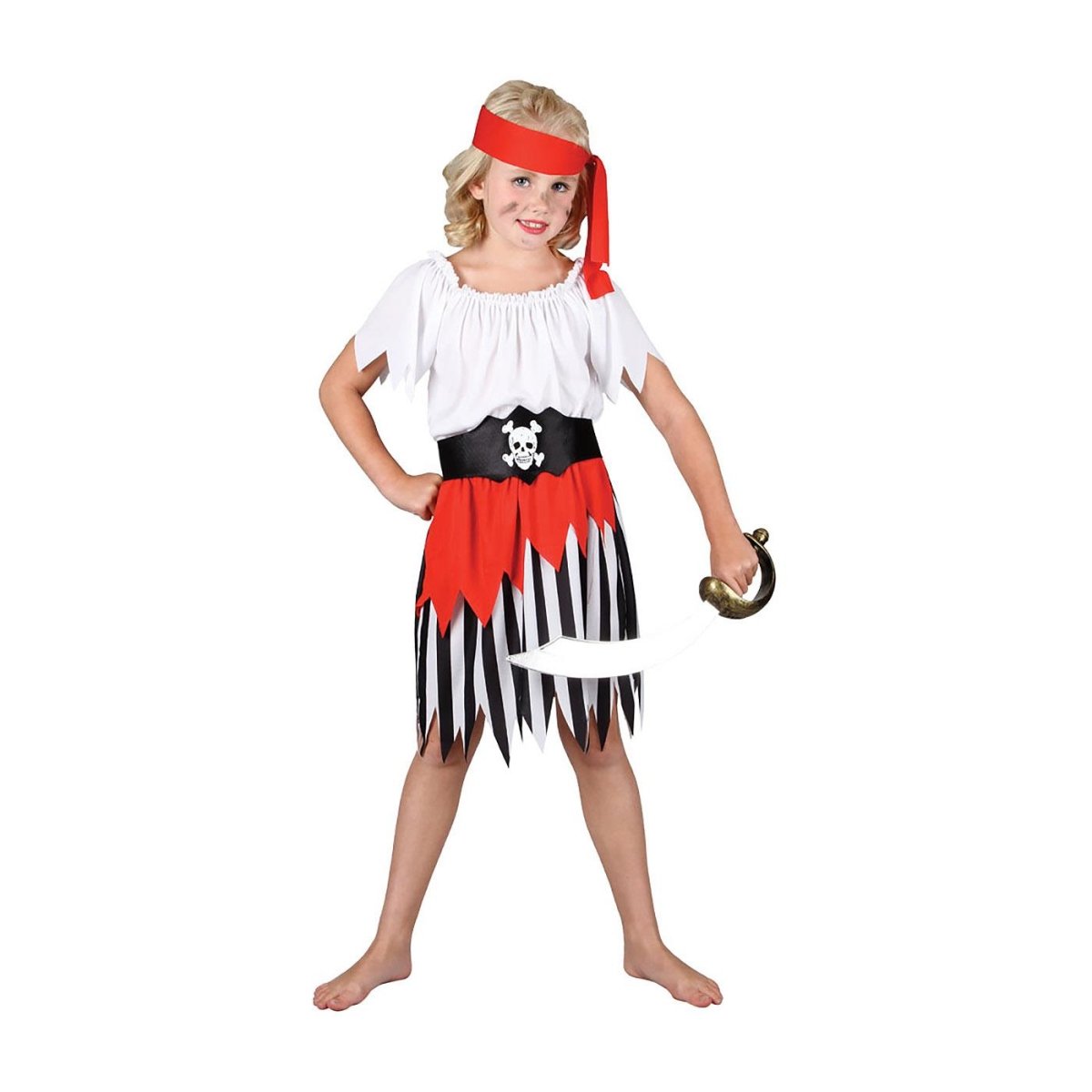 Wicked Costumes - High Seas Pirate Girl Costume - Girls - Fancy Dress Central