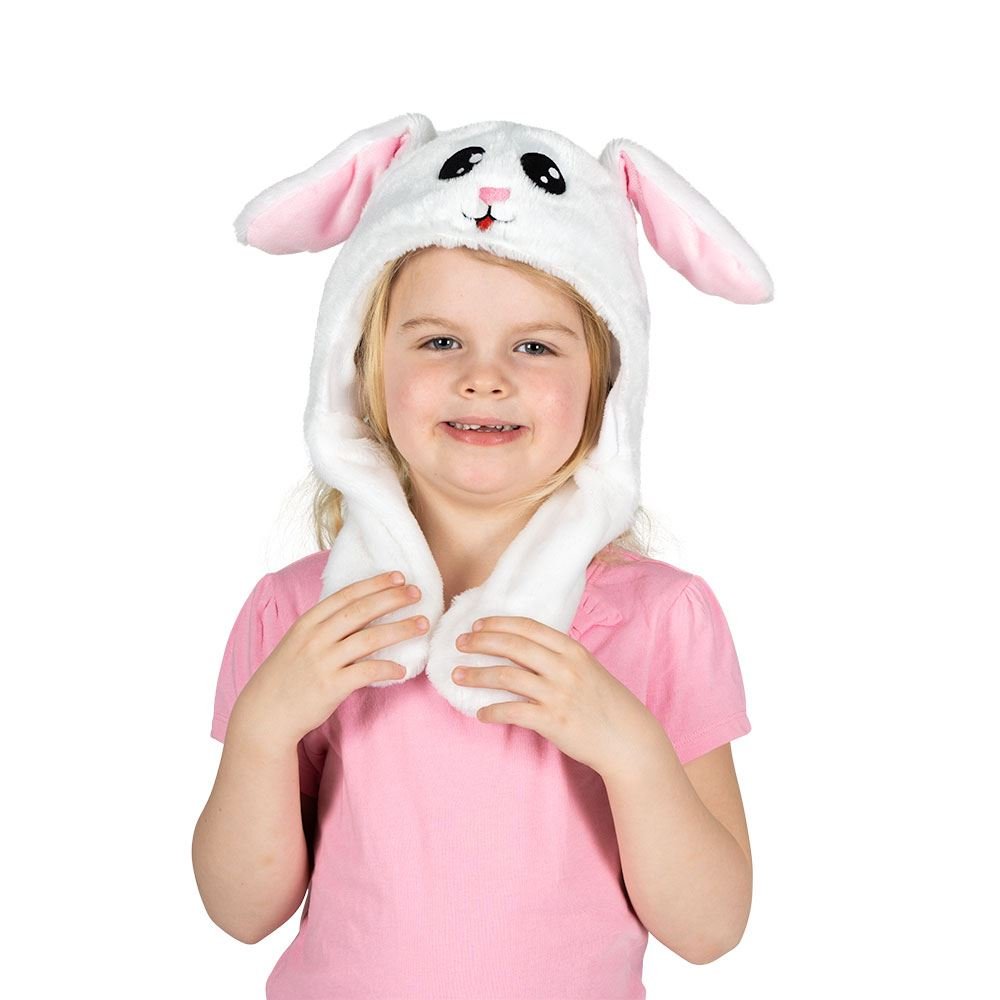 Wicked Costumes Ltd - Dancing Ears Animal Hat (Easter Bunny) - Child - Fancy Dress Central