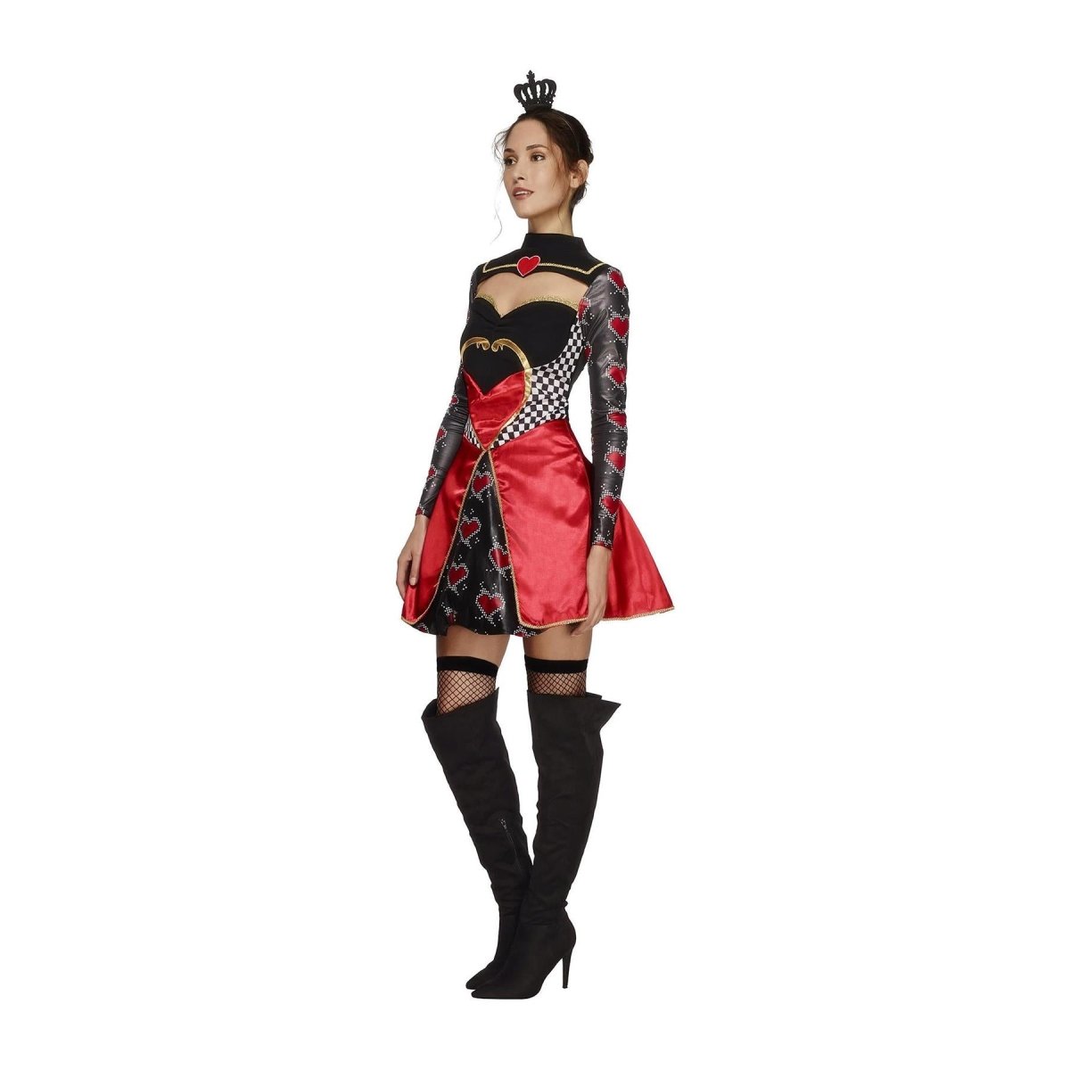 Smiffys - Queen Of Hearts Costume - Women - Fancy Dress Central
