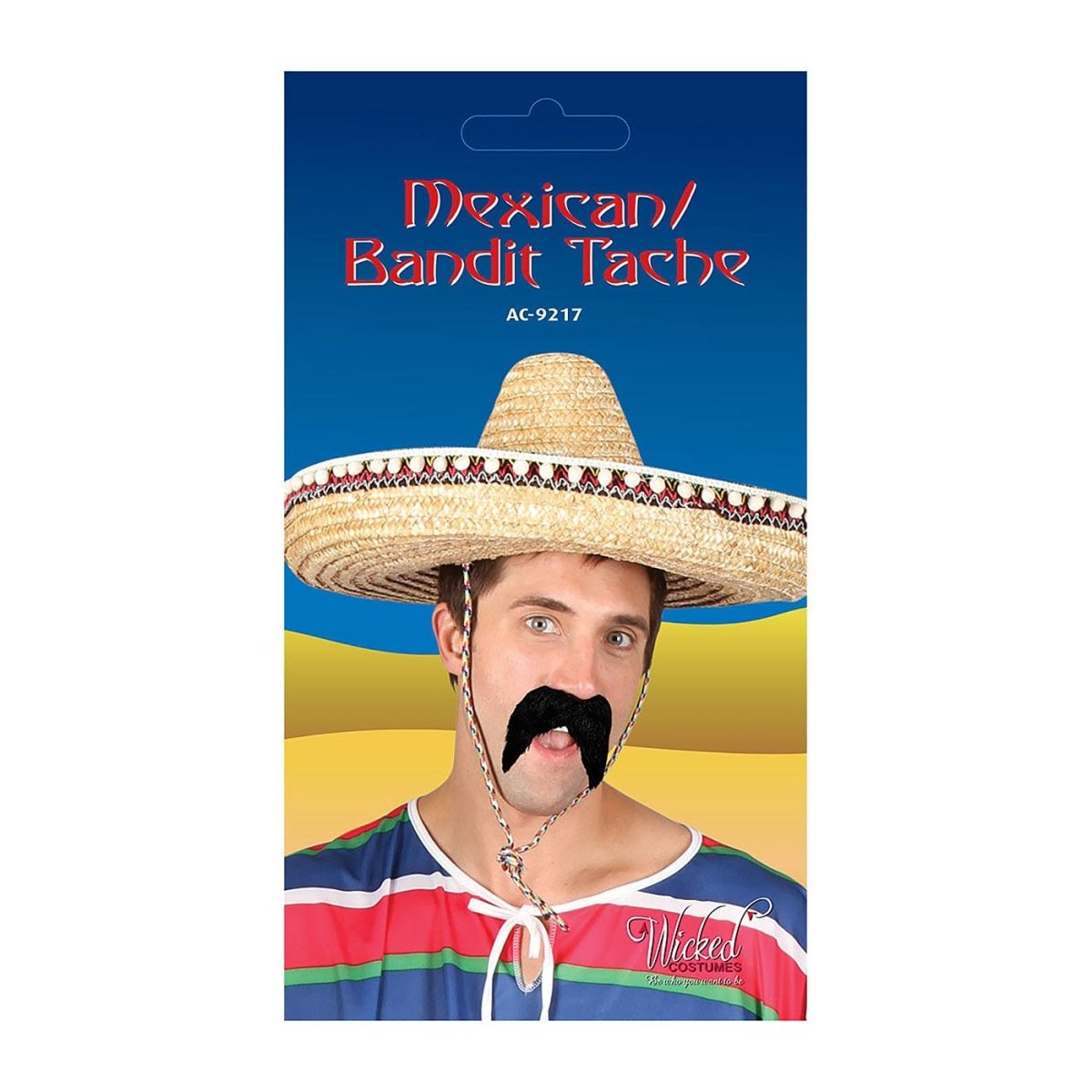 Wicked Costumes Ltd - Mexican Moustache - Adult - Fancy Dress Central