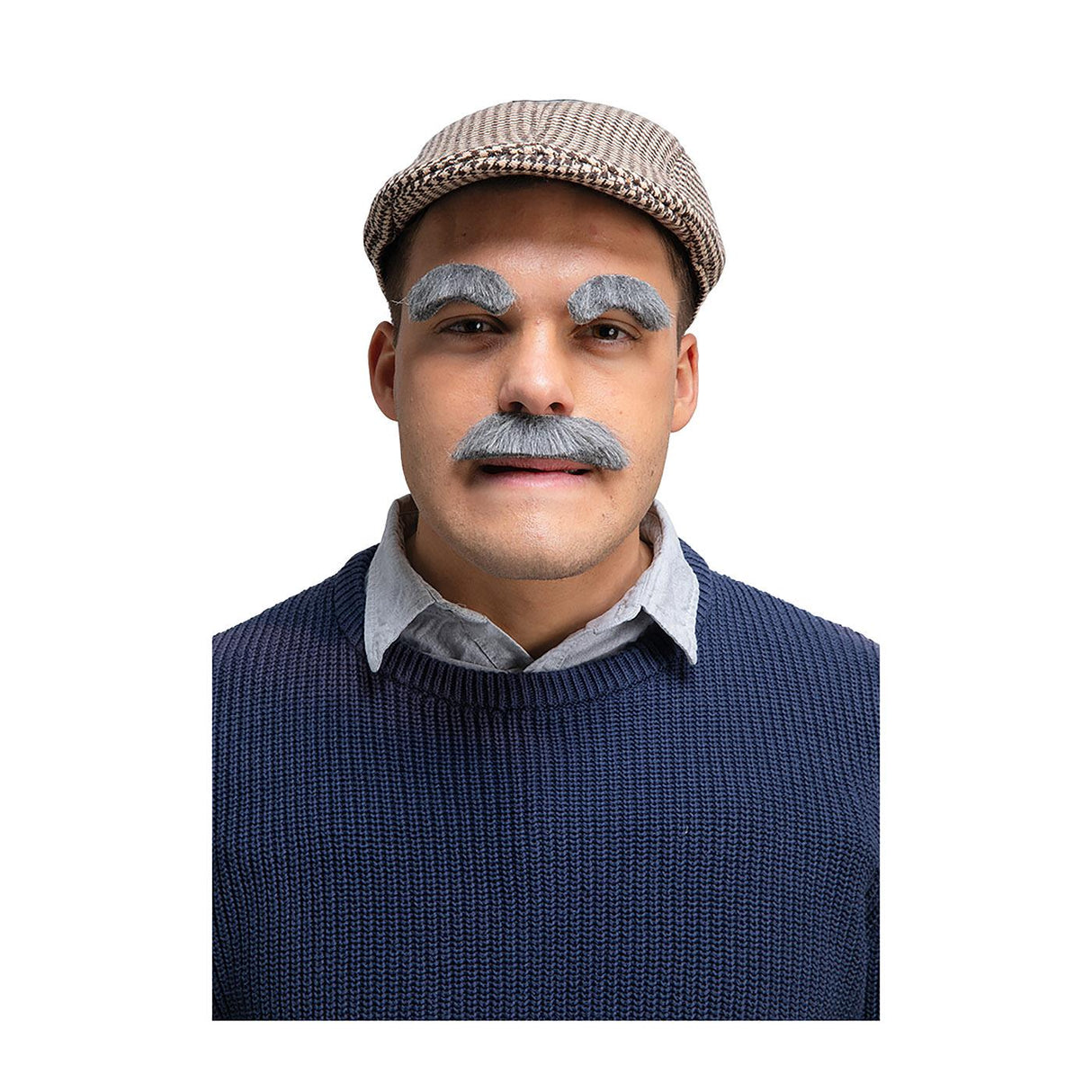 Wicked Costumes - Old Guy Moustache & Eyebrows - Adult