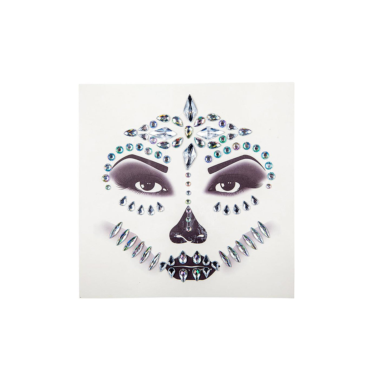 Wicked Costumes - Sugar Skull Face Jewels - Adult