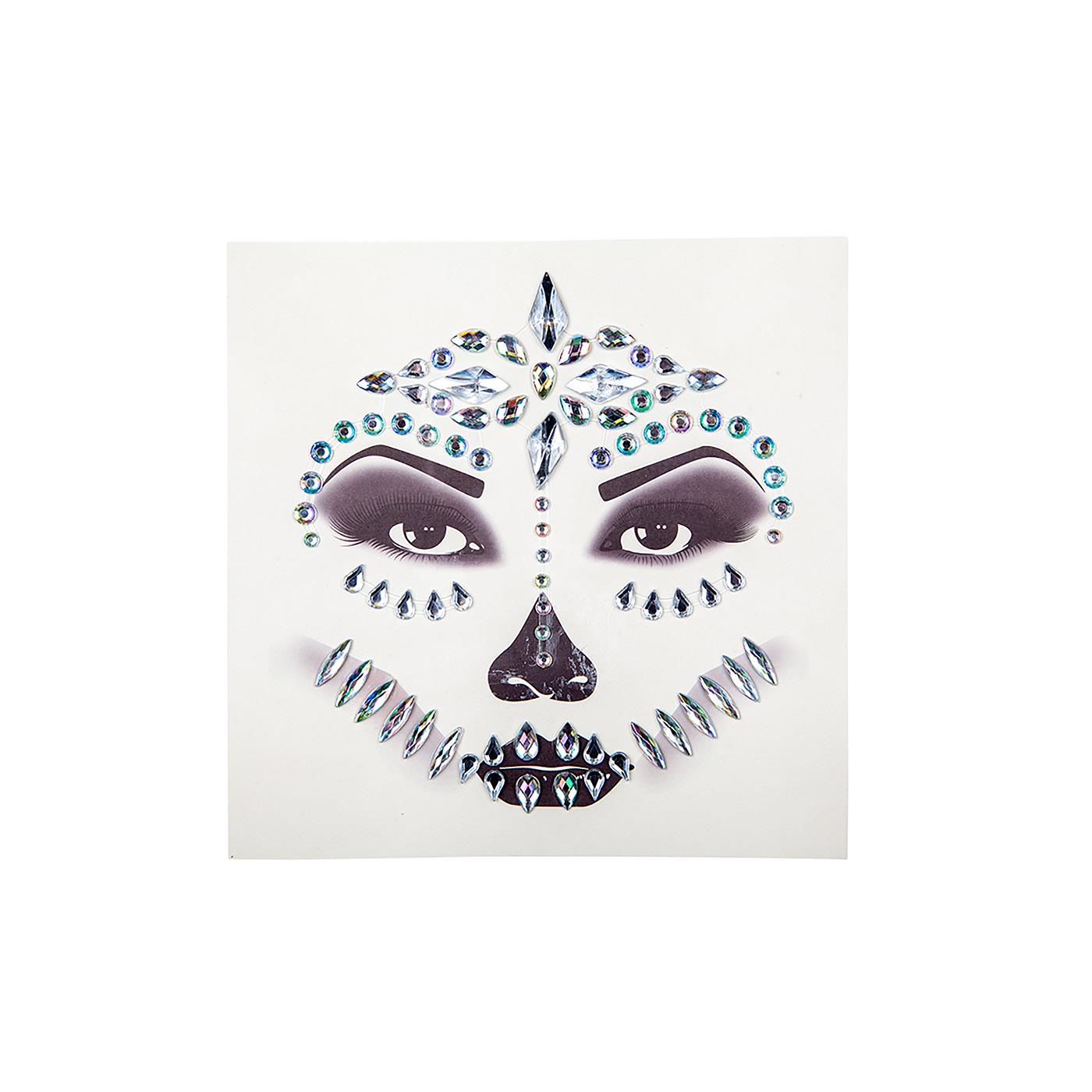 Wicked Costumes - Sugar Skull Face Jewels - Adult