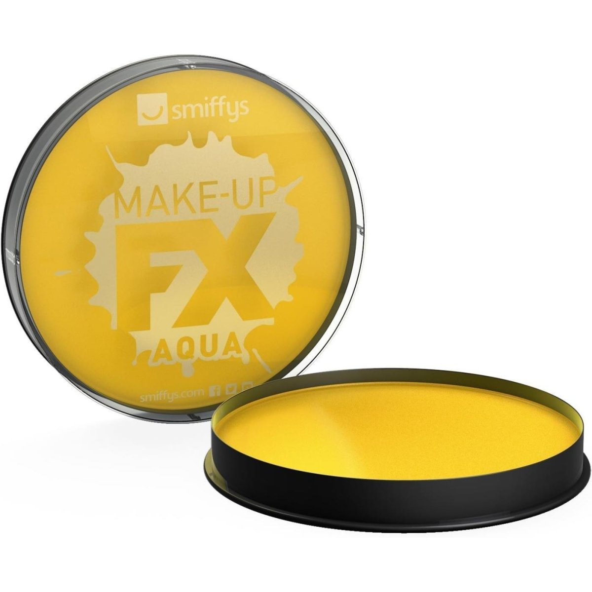 Smiffys - Make - Up FX Face and Body Paint - Yellow - Fancy Dress Central