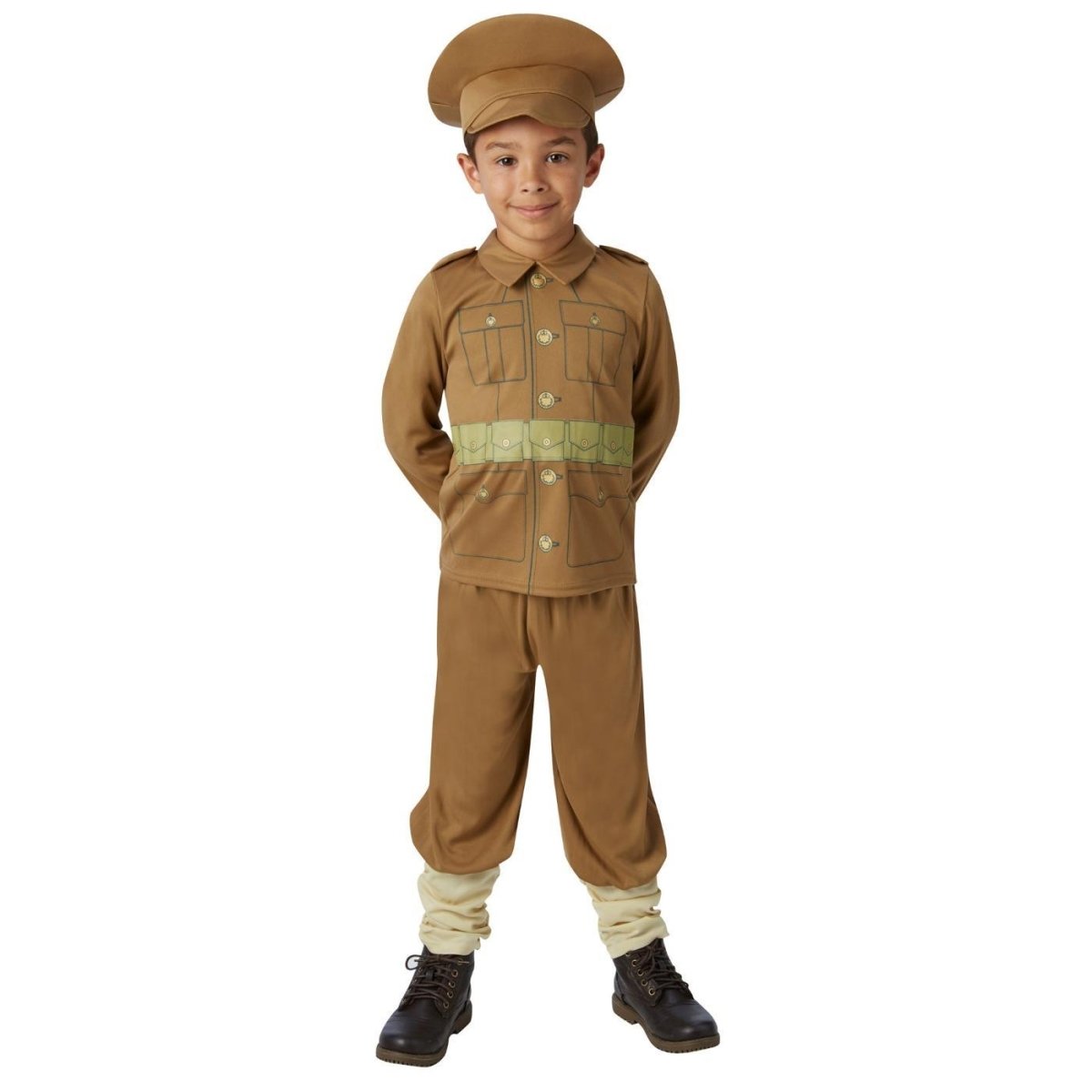 Rubies - WW1 Solider Costume - Child - Fancy Dress Central