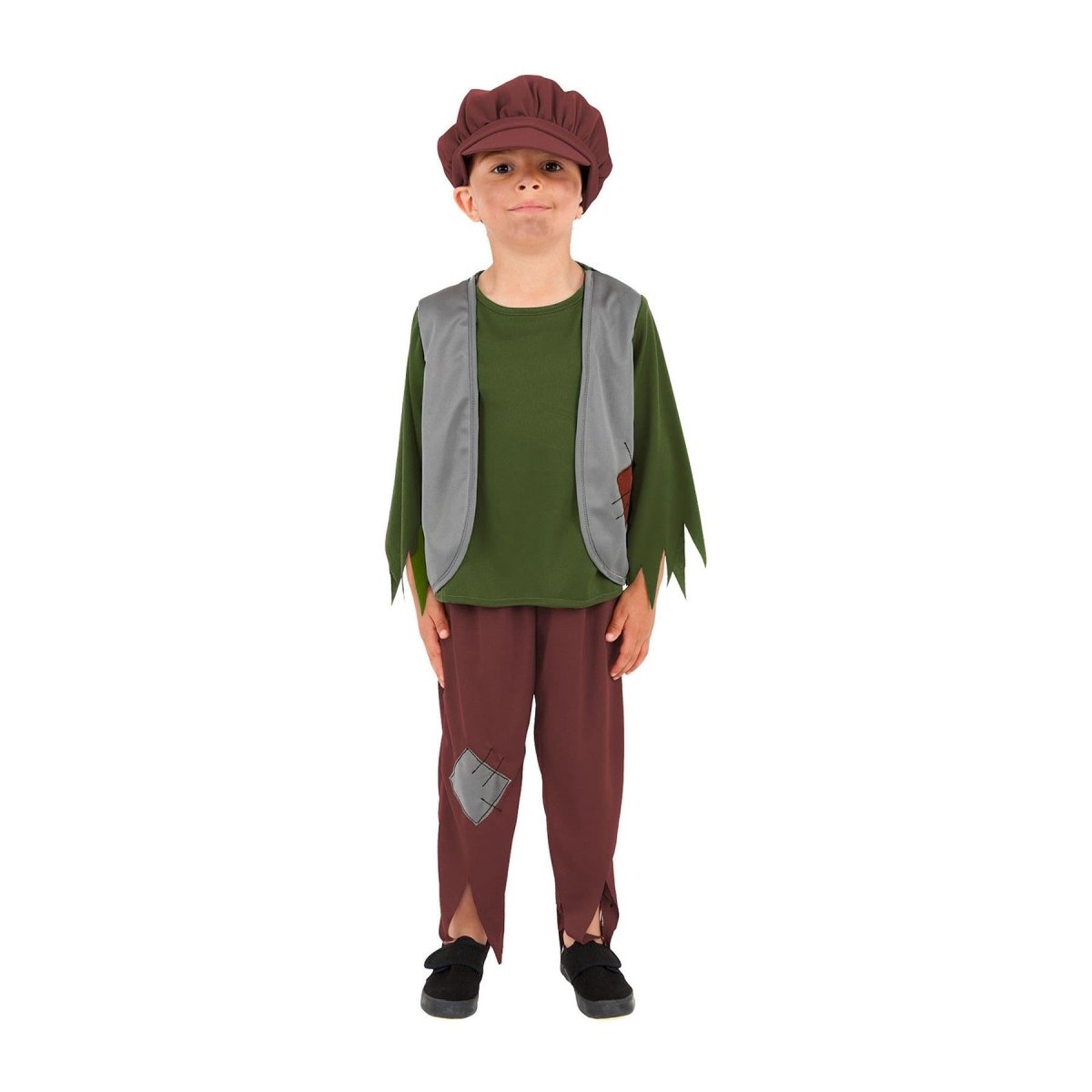 Smiffys - Victorian Poor Boy Costume - Boys - Fancy Dress Central