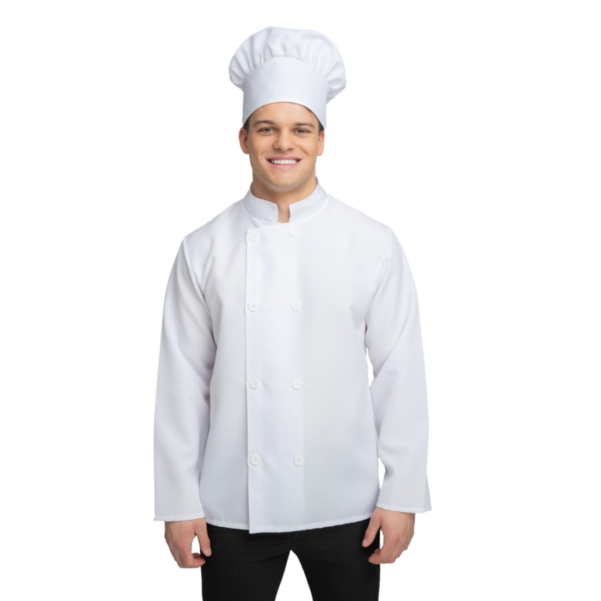 Wicked Costumes - Chef Whites & Hat - Men - Fancy Dress Central