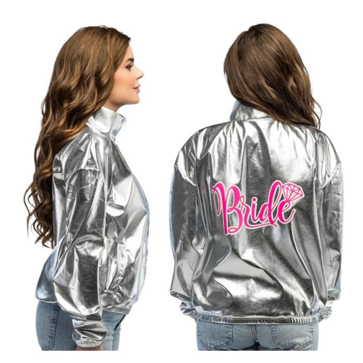 Boland - Bride Jacket (Silver) - Women - Fancy Dress Central