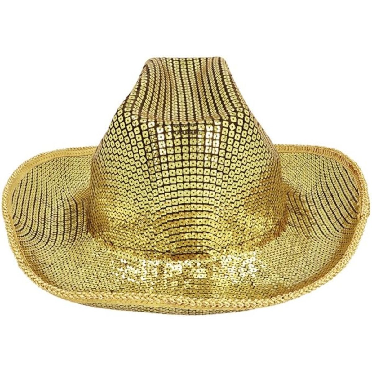 Boland - Groovy Cowboy Hat (Gold) - Adult - Fancy Dress Central