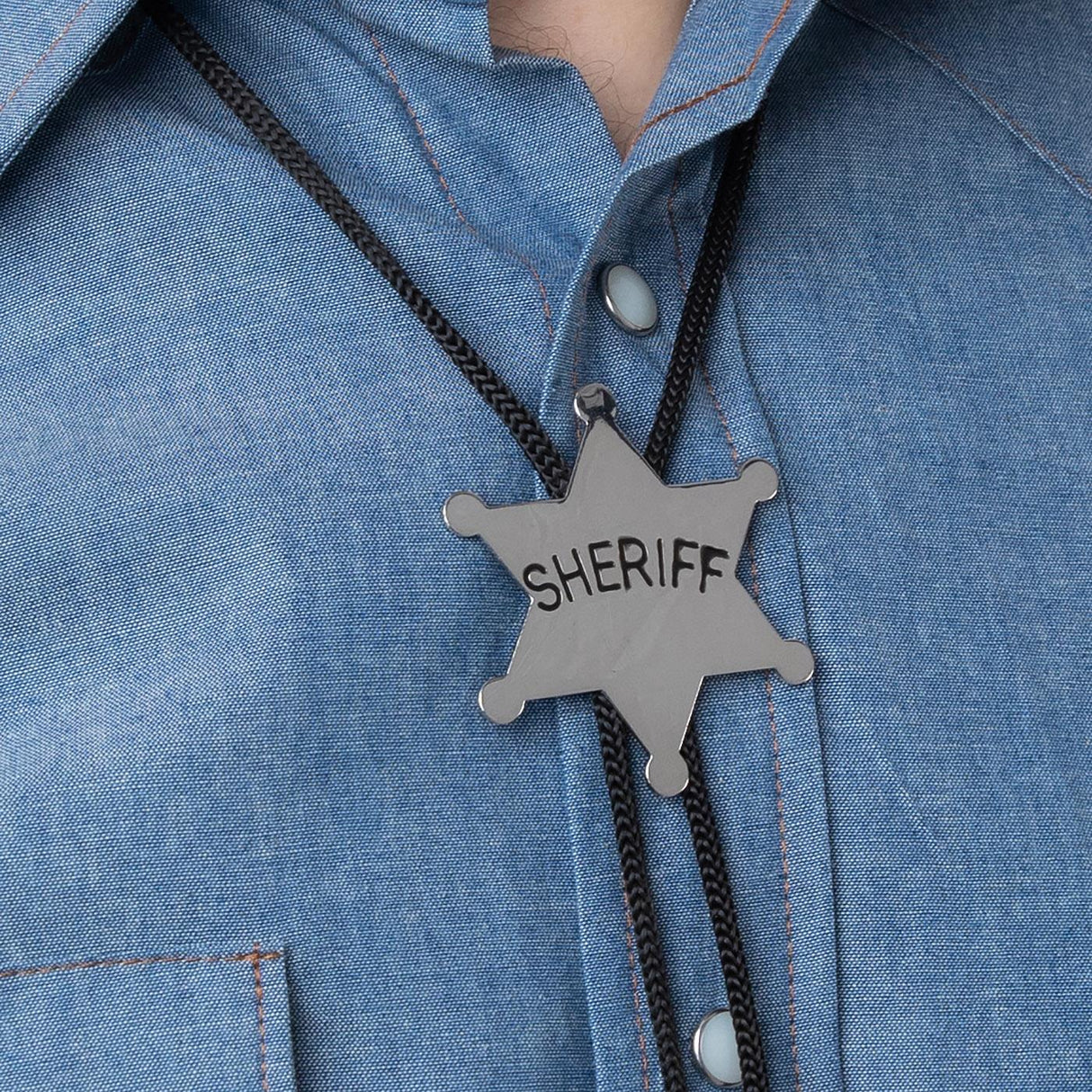 Wicked Costumes - Sheriff Bolo Neck Tie - Adult