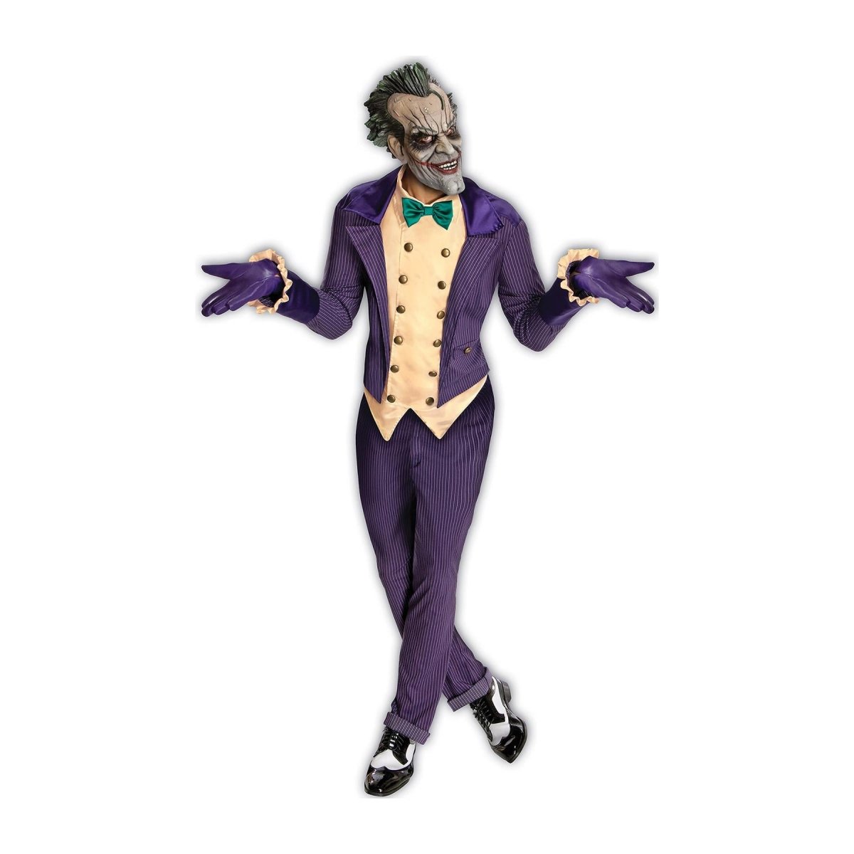 Rubies - The Joker Arkham City Costume - Mens - Fancy Dress Central