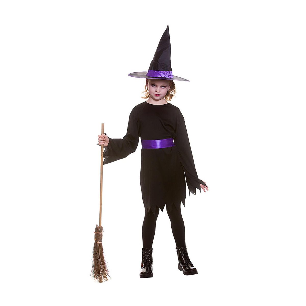 Wicked Costumes - Midnight Witch Costume - Girls - Fancy Dress Central