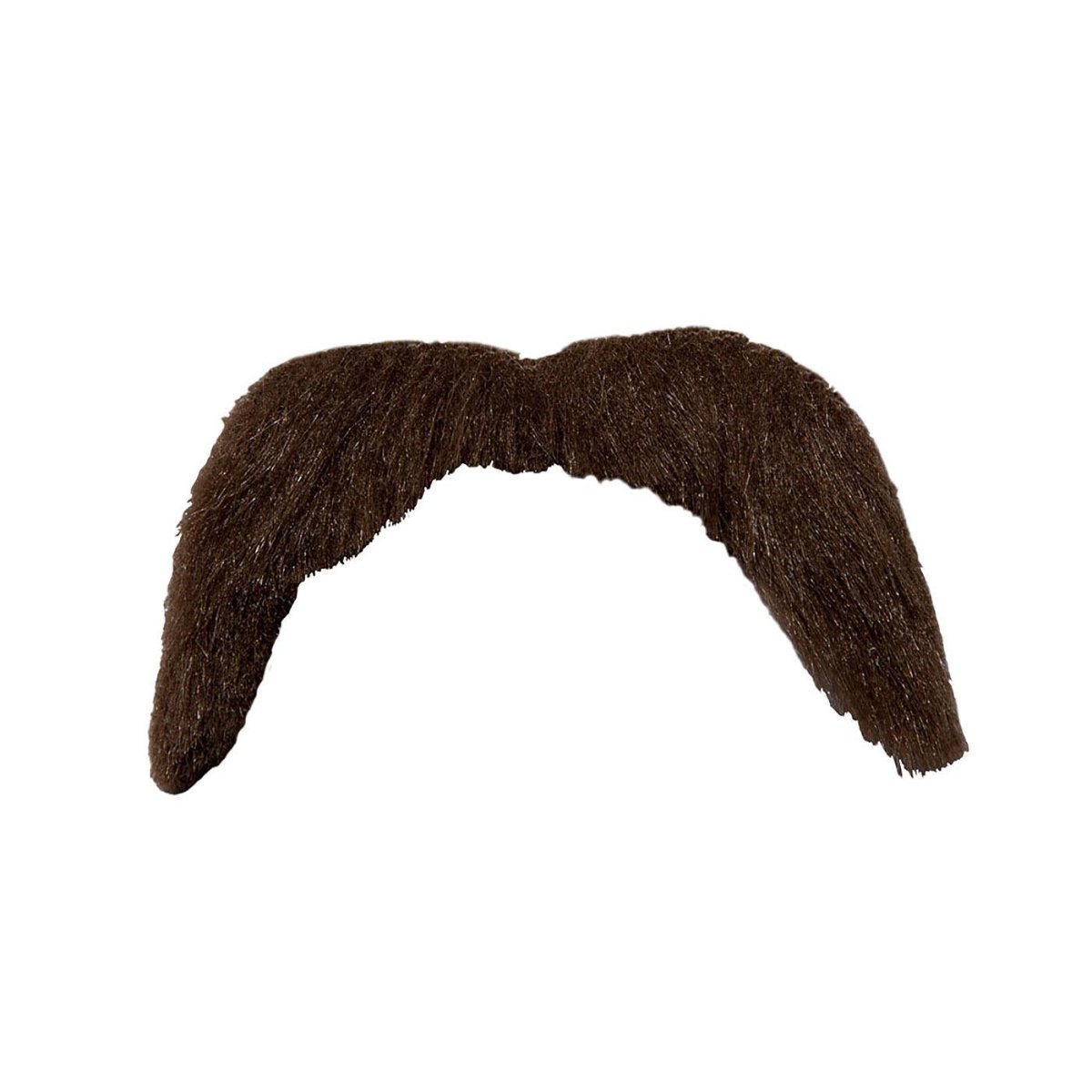 Wicked Costumes Ltd - 70s Style Moustache (Brown) - Adult - Fancy Dress Central