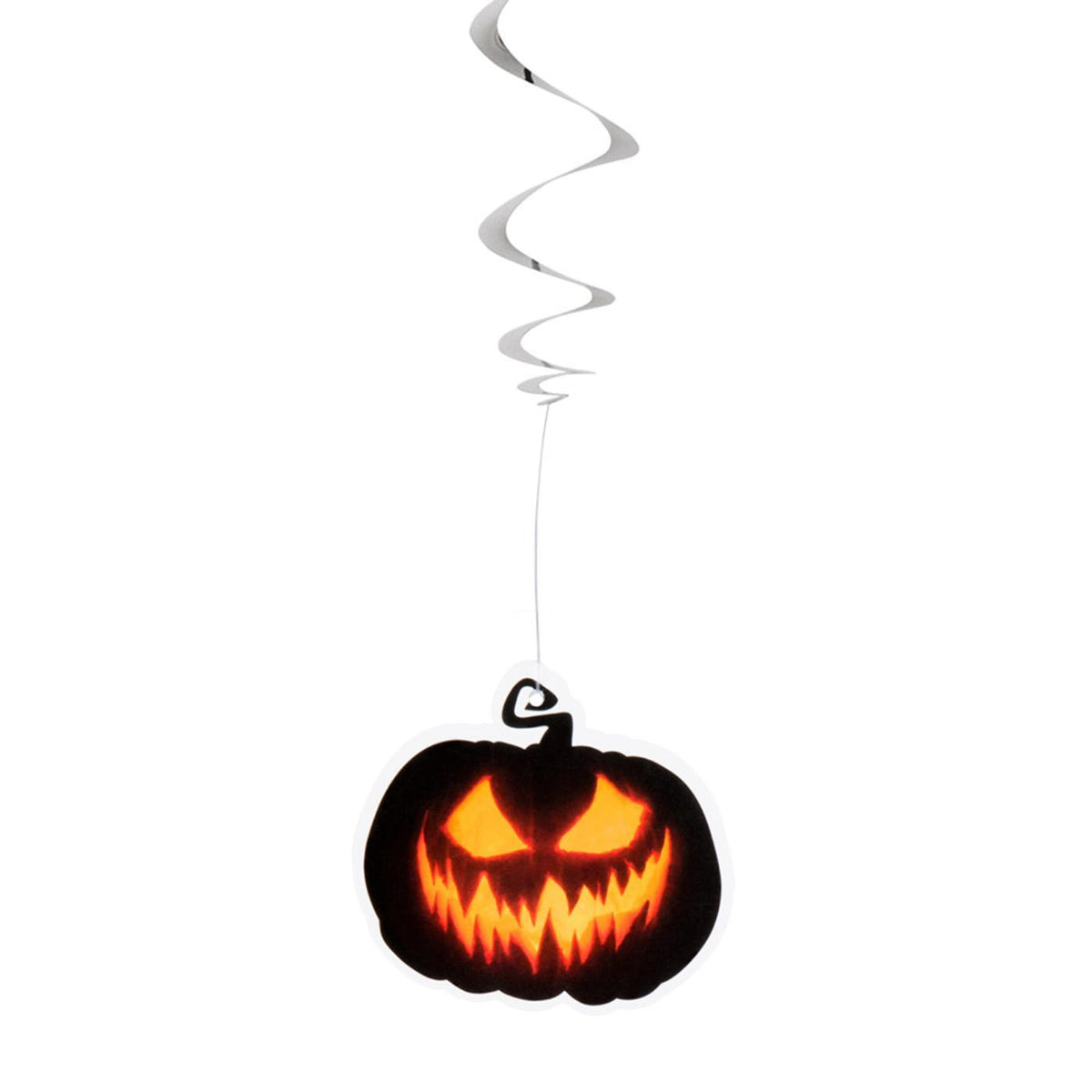 Creepy Pumpkin Decoration Swirls