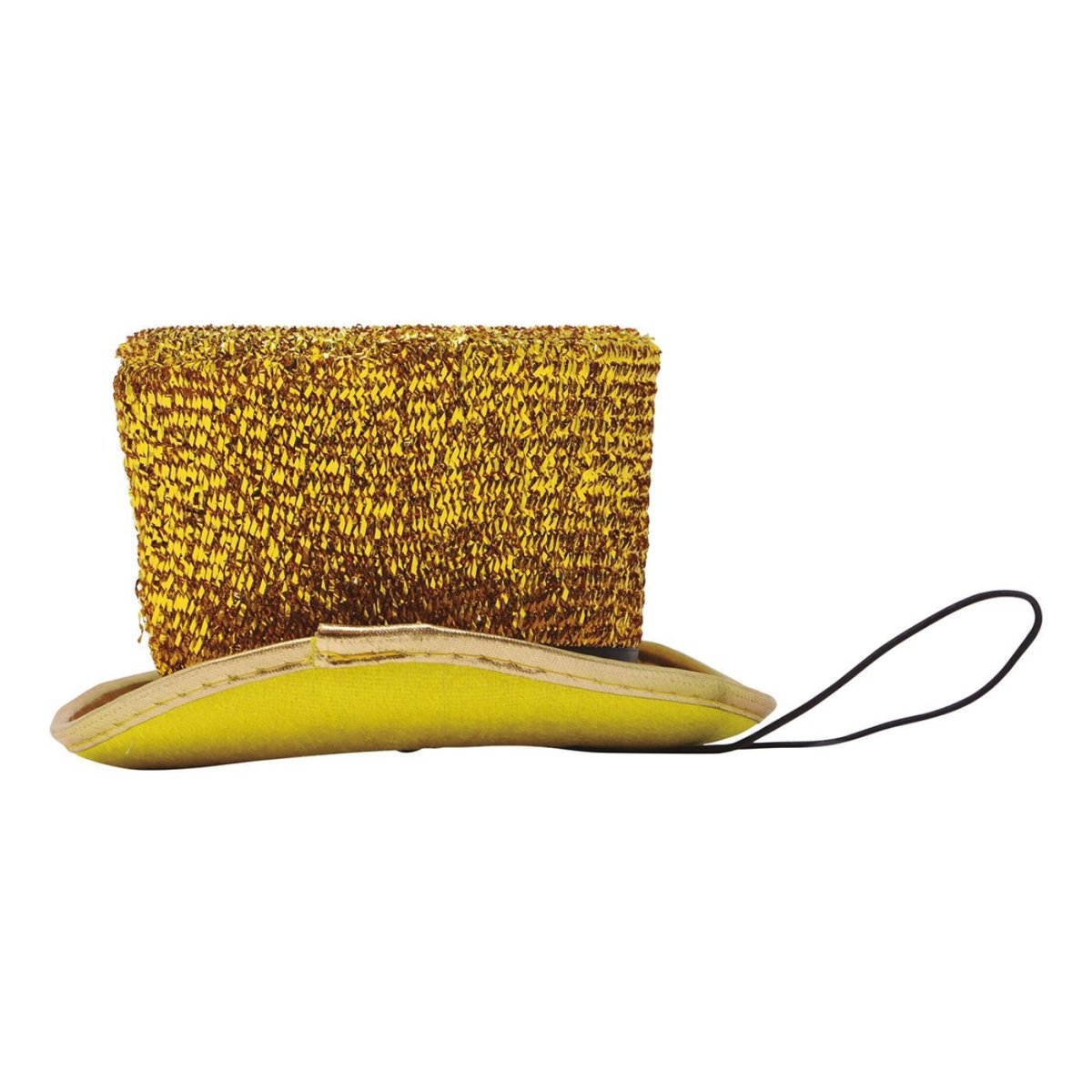 Fiestas Guirca - Mini Top Hat (Gold) - Women - Fancy Dress Central