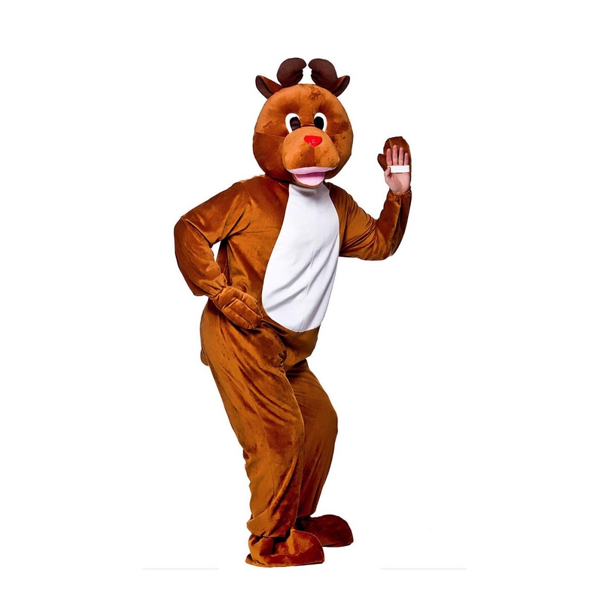 Wicked Costumes - Reindeer Christmas Mascot Costume - Adult - Fancy Dress Central