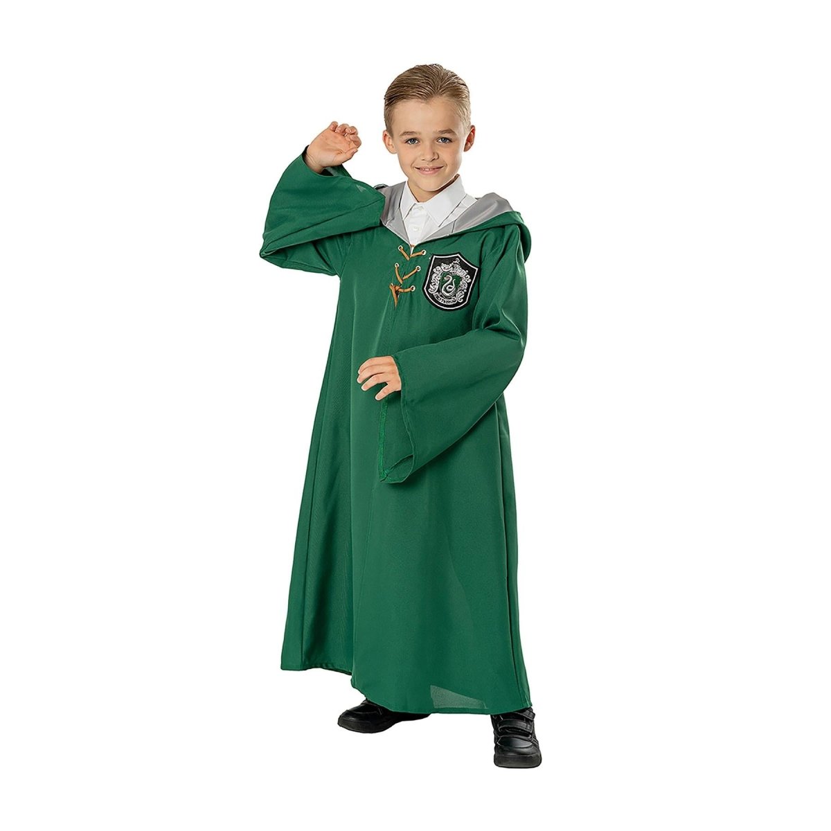 Rubies - Harry Potter Slytherin Quidditch Robe - Child - Fancy Dress Central