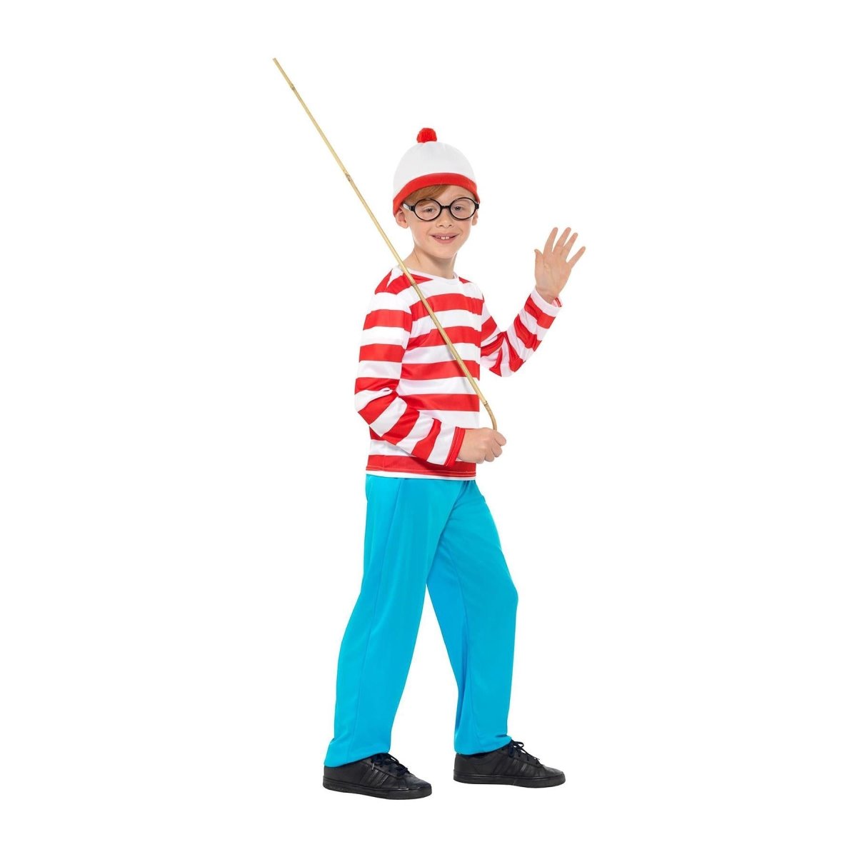 Smiffys - Where's Wally? Costume - Boys - Fancy Dress Central