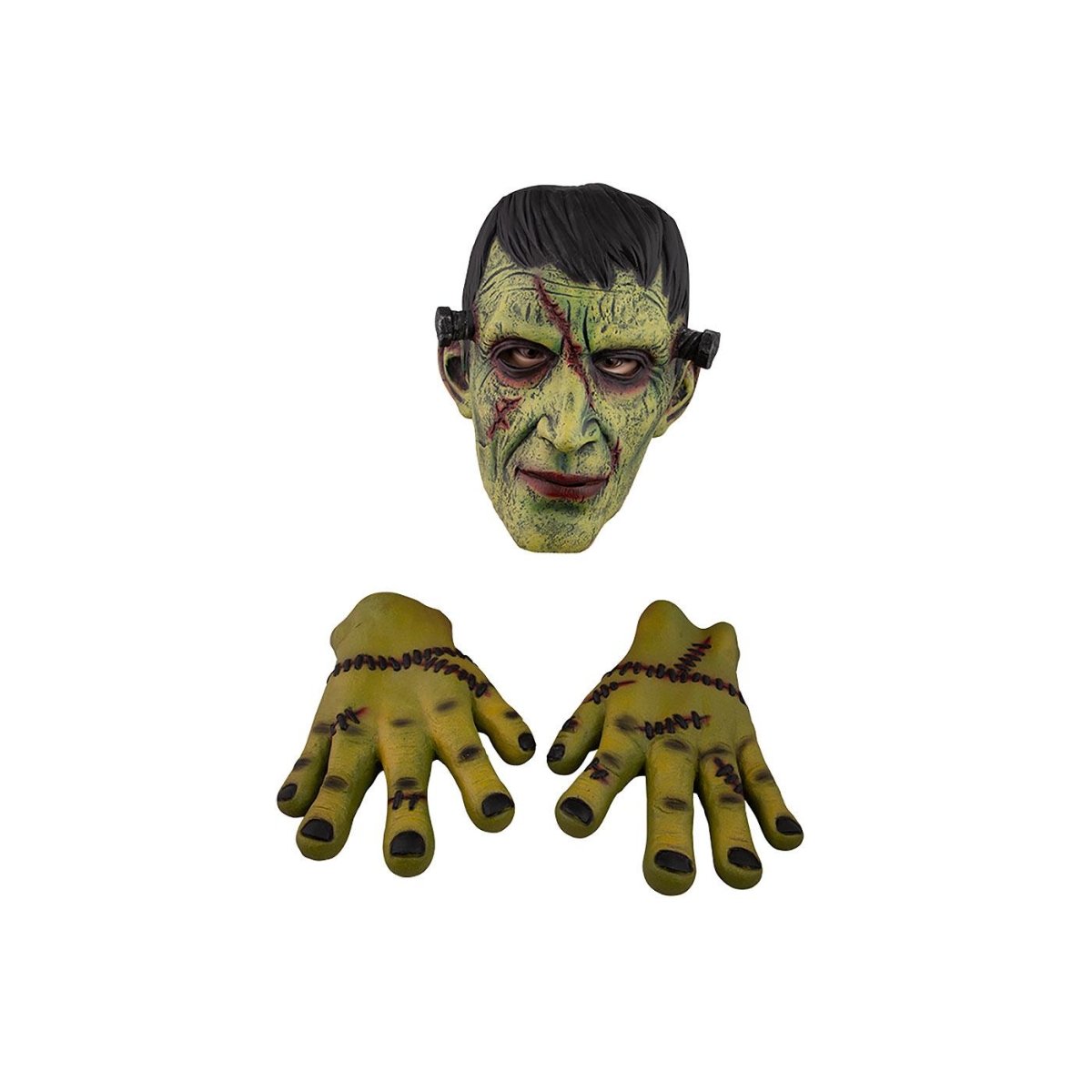 Wicked Costumes Ltd - Frankenstein Mask & Hands - Adult - Fancy Dress Central