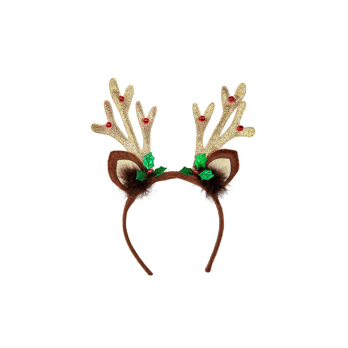 Wicked Costumes - Glitter Reindeer Antlers on a Headband - Adult