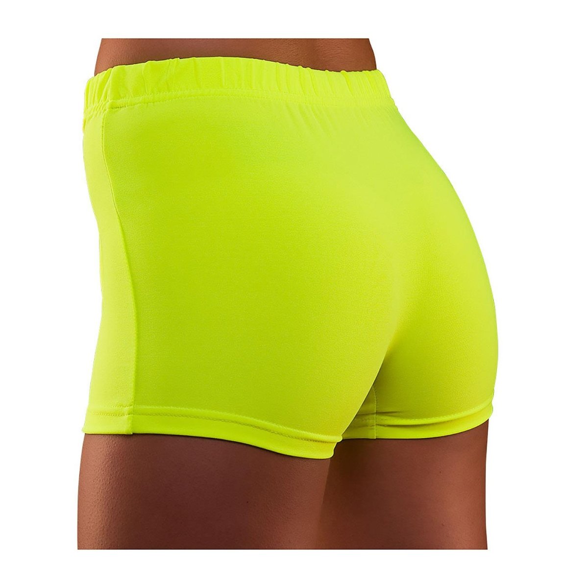 Wicked Costumes - Hot Pant Shorts (Neon Yellow) - Women - Fancy Dress Central