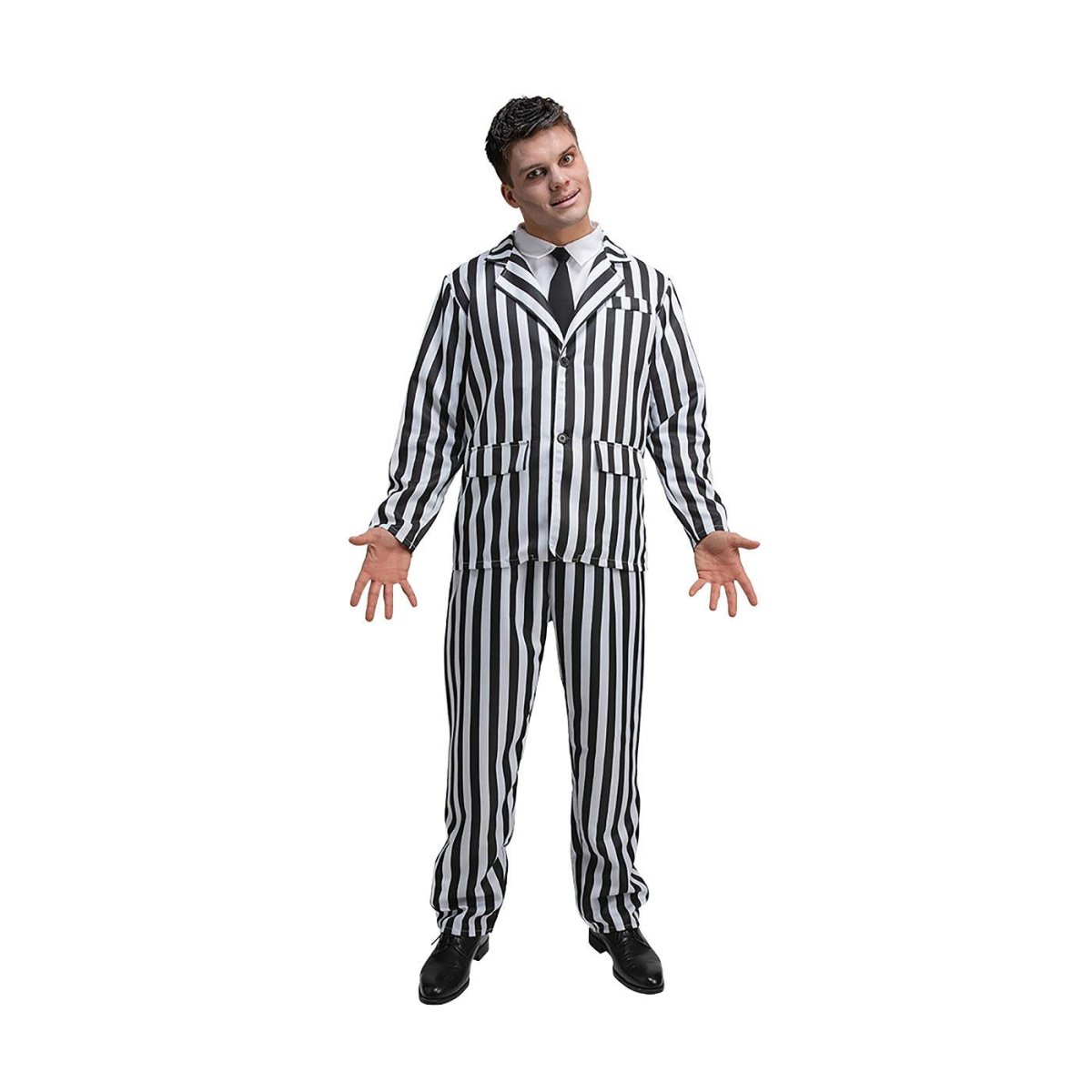 Wicked Costumes - Black & White Suit Costume - Men - Fancy Dress Central