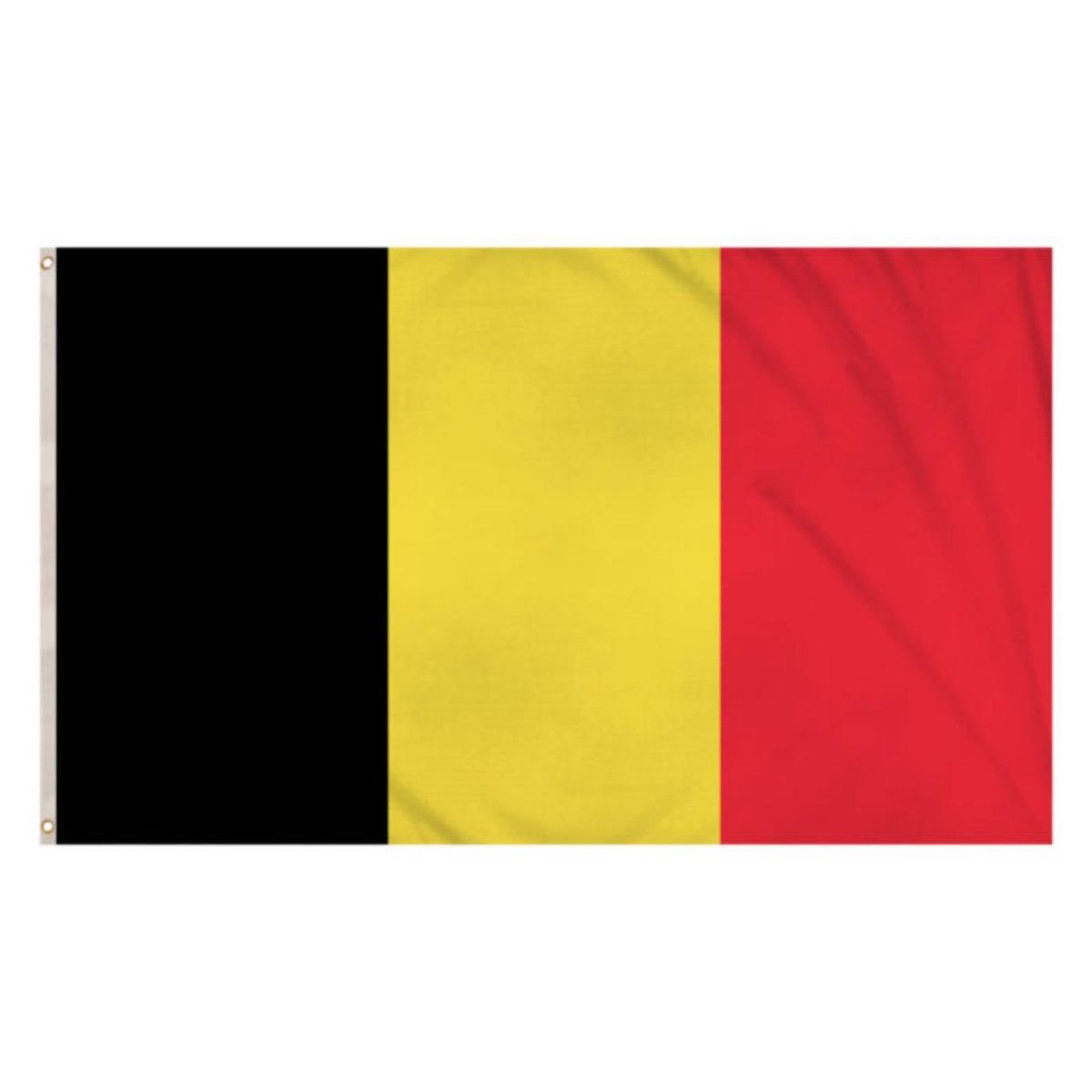 Henbrandt - Belgium Flag (5ft x 3ft) - Fancy Dress Central