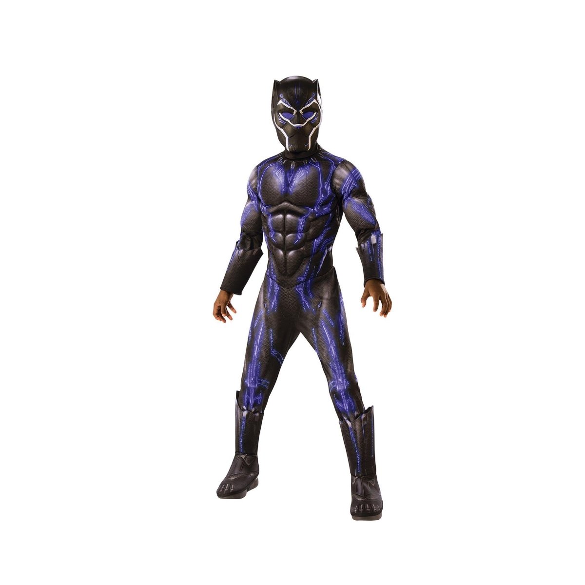Rubies - Black Panther Battle Suit Costume - Boys - Fancy Dress Central