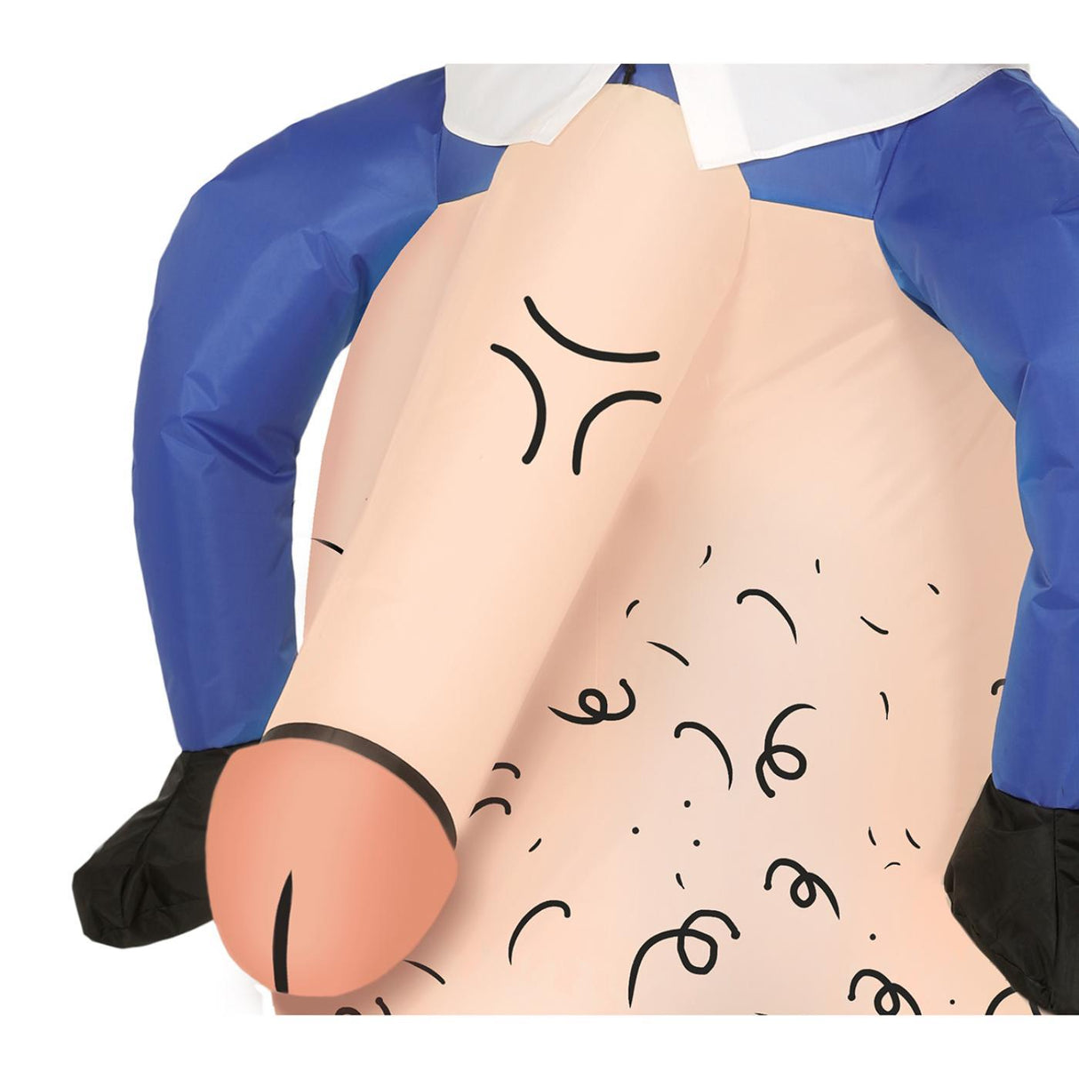 Inflatable Balls Carry Me Costume - Men