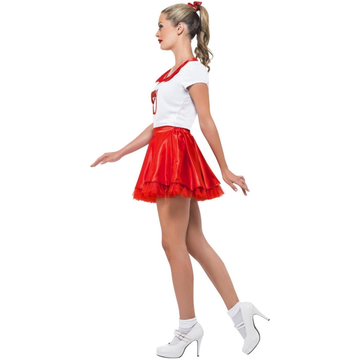 Smiffys - Grease Rydell High Cheerleader Costume - Women - Fancy Dress Central