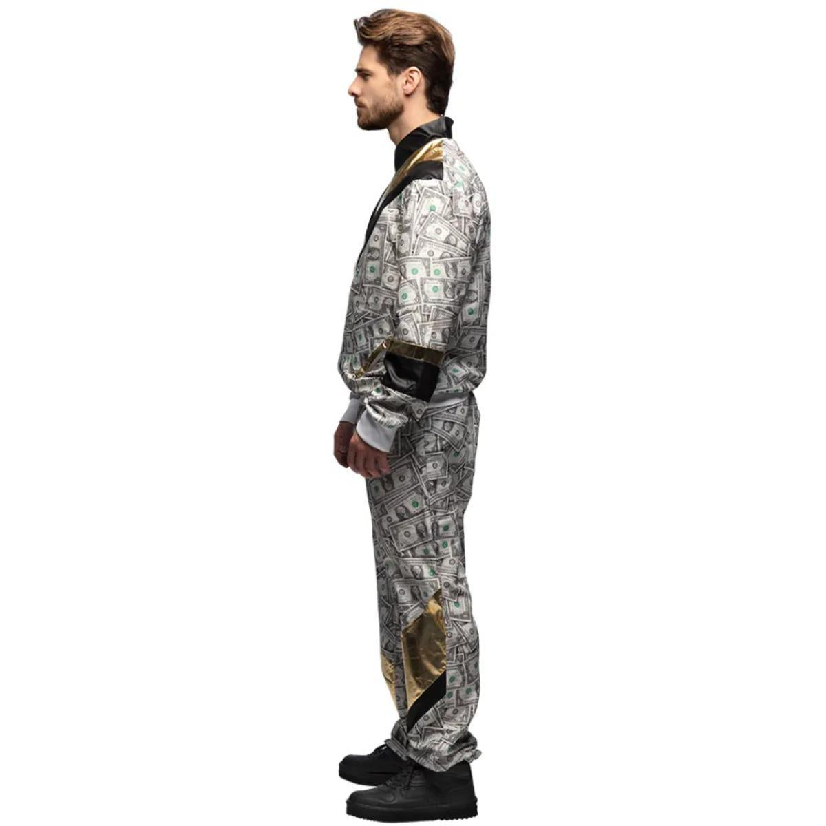 US Dollar Dude Shell Suit Costume - Men