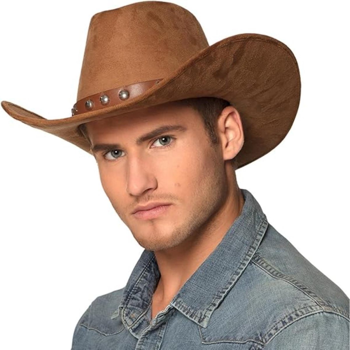 Boland - Nebraska Cowboy Hat - Adult - Fancy Dress Central
