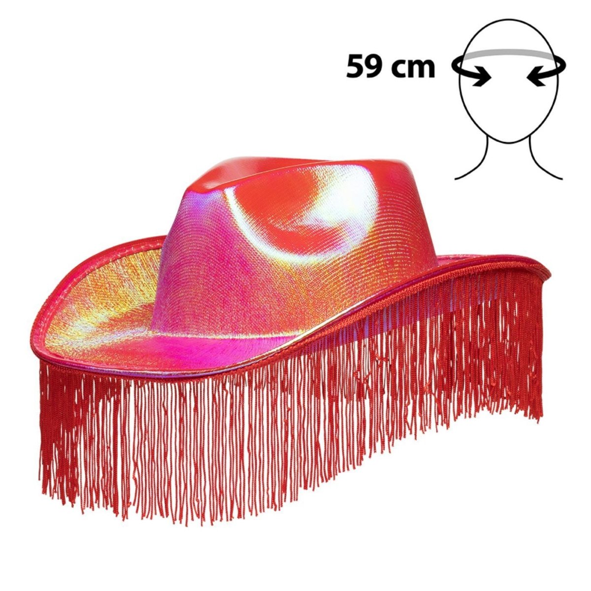 Fancy Dress Central - Fabulous Cowboy Hat (Hot Pink) - Adult - Fancy Dress Central