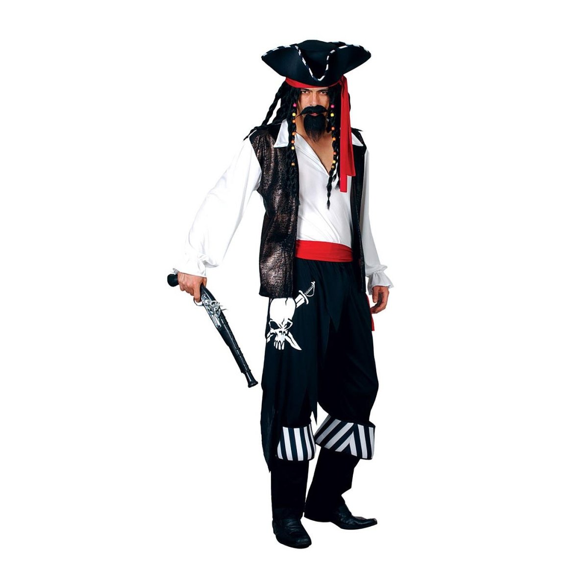 Wicked Costumes - High Seas Buccaneer Pirate Costume - Men - Fancy Dress Central