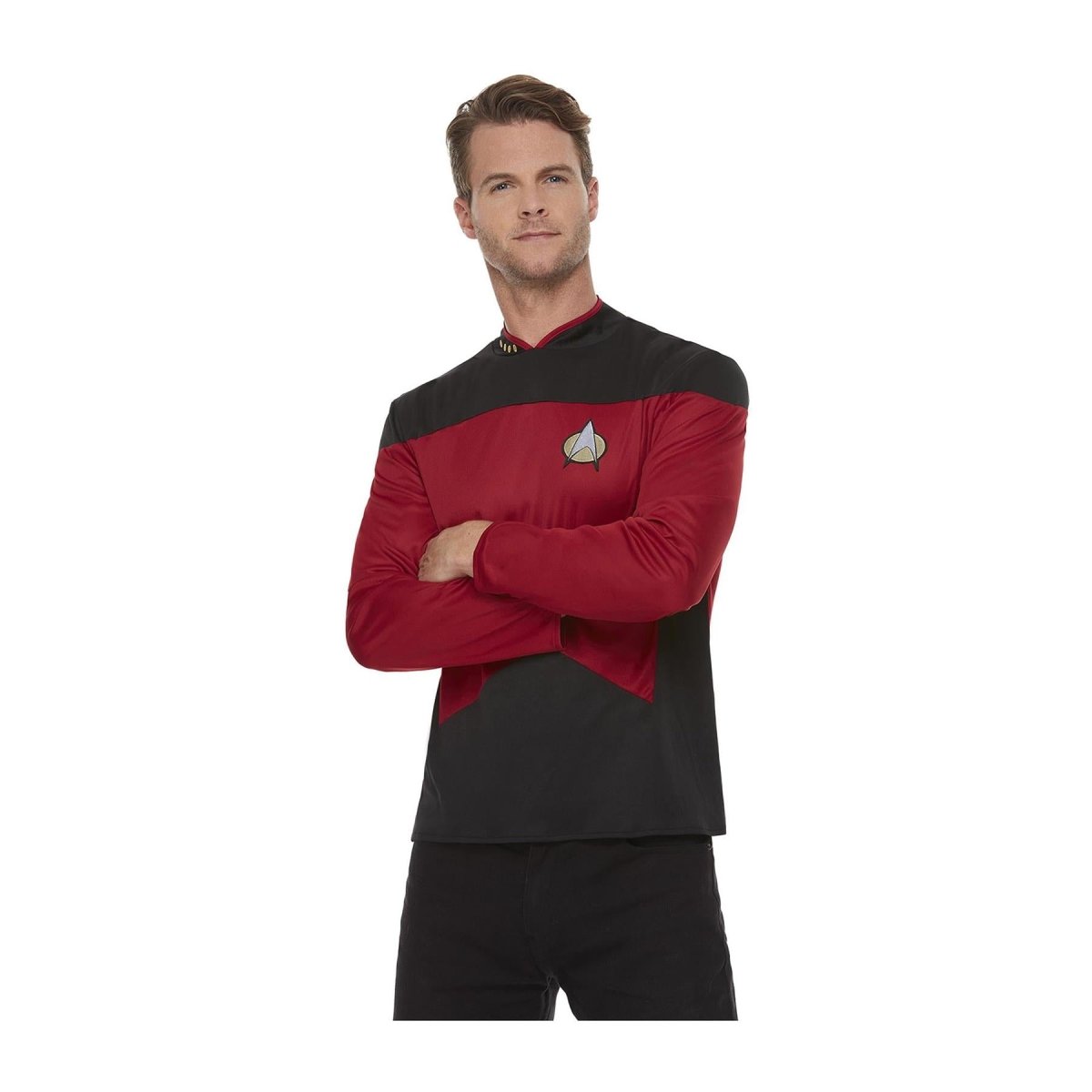 Smiffys - Star Trek The Next Generation Maroon Command - Men - Fancy Dress Central