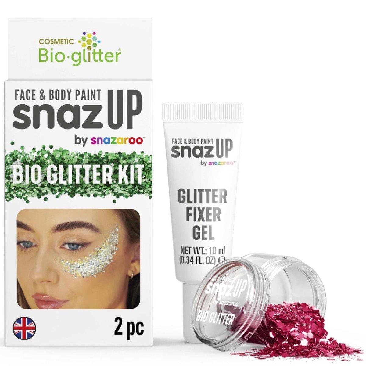 Colart - Bio Glitter Kit - Red - Fancy Dress Central