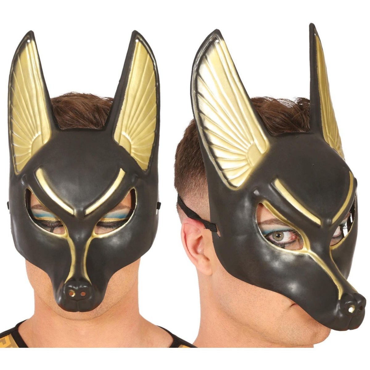 Fiestas Guirca - Egyptian Anubis Mask - Men - Fancy Dress Central
