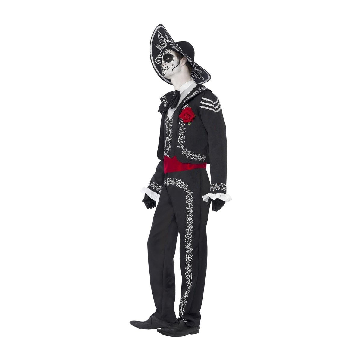 Smiffys - Day of the Dead Senor Bones Costume - Men - Fancy Dress Central