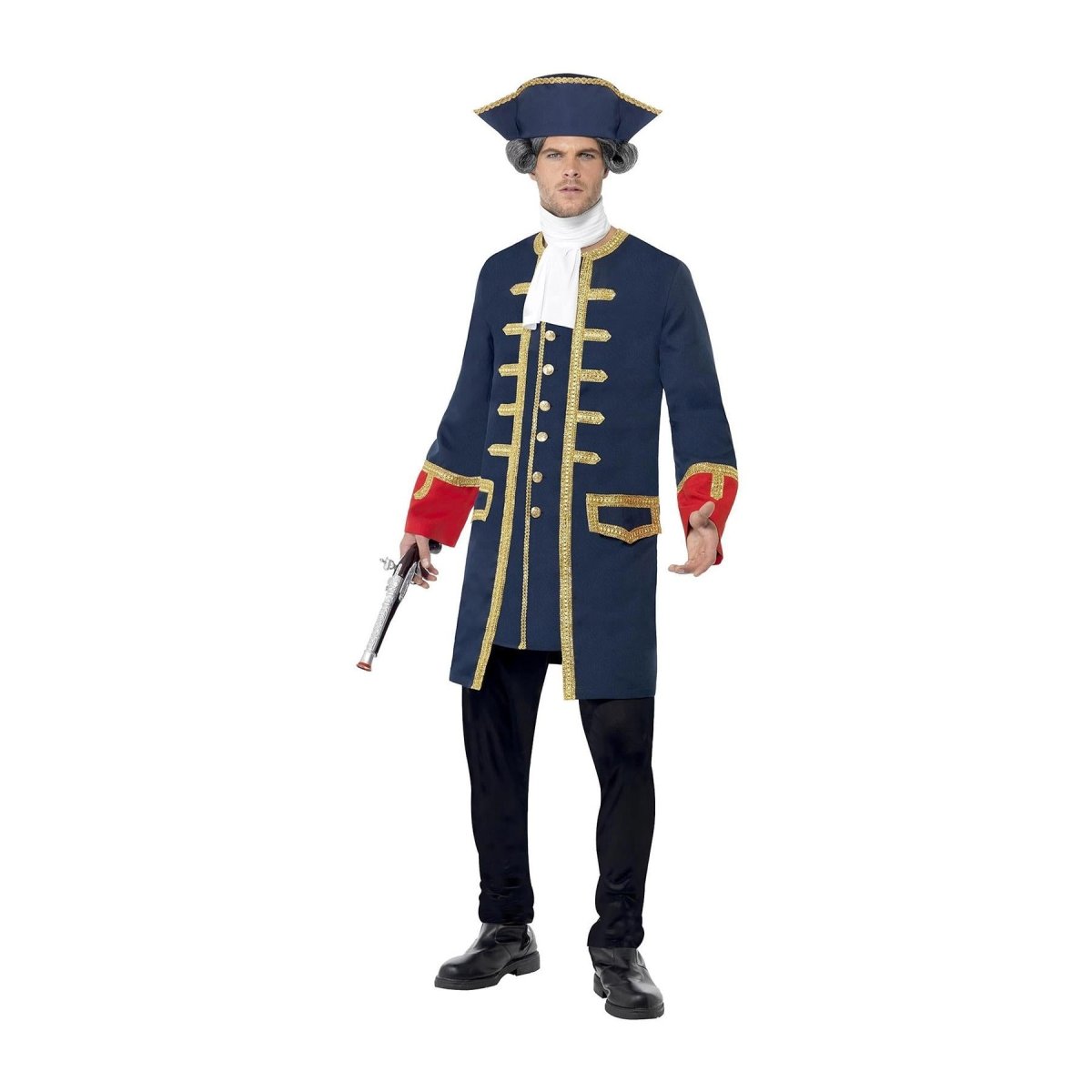 Smiffys - Pirate Commander Costume - Men - Fancy Dress Central