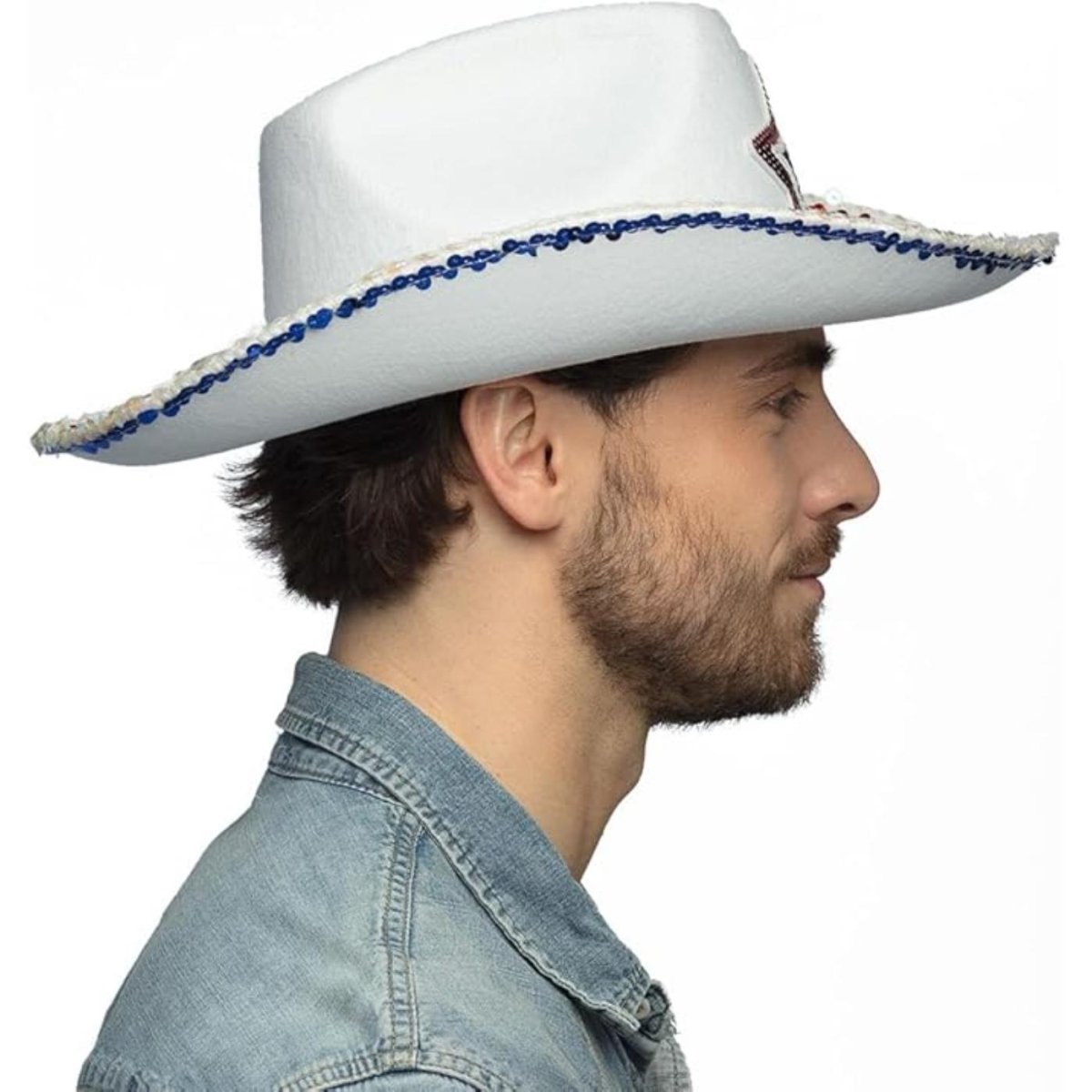 Boland - USA Star Rodeo Cowboy Hat - Adult - Fancy Dress Central