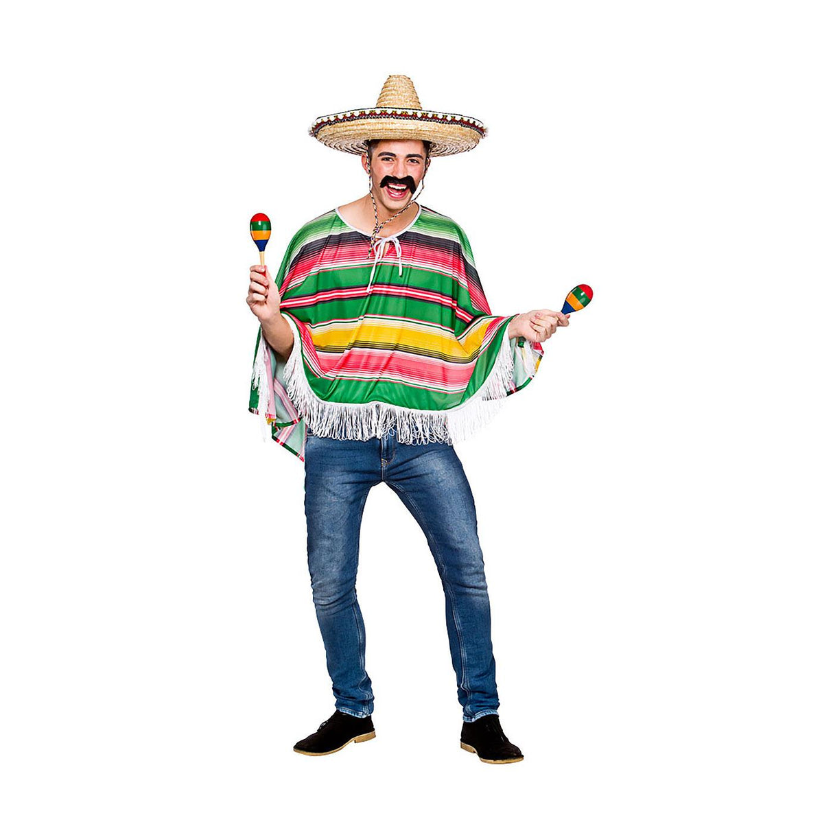 Mexican Poncho - Adult