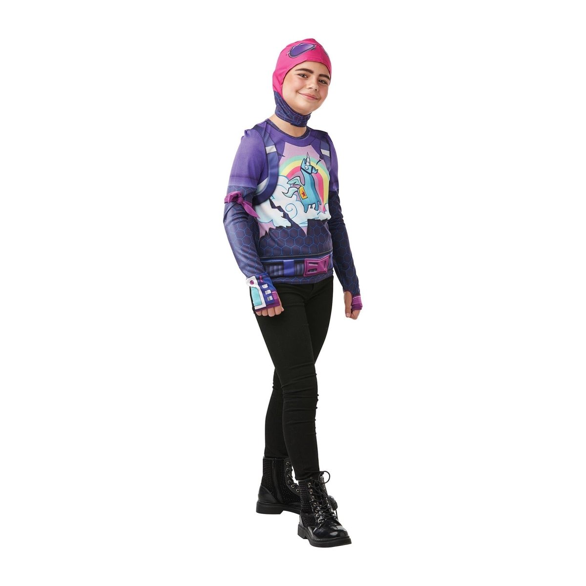 Rubies - Fortnite Brite Bomber Costume Kit - Girls - Fancy Dress Central