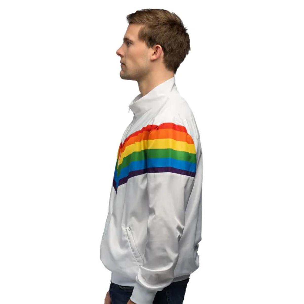 Boland - Rainbow Shell Suit Jacket - Men - Fancy Dress Central