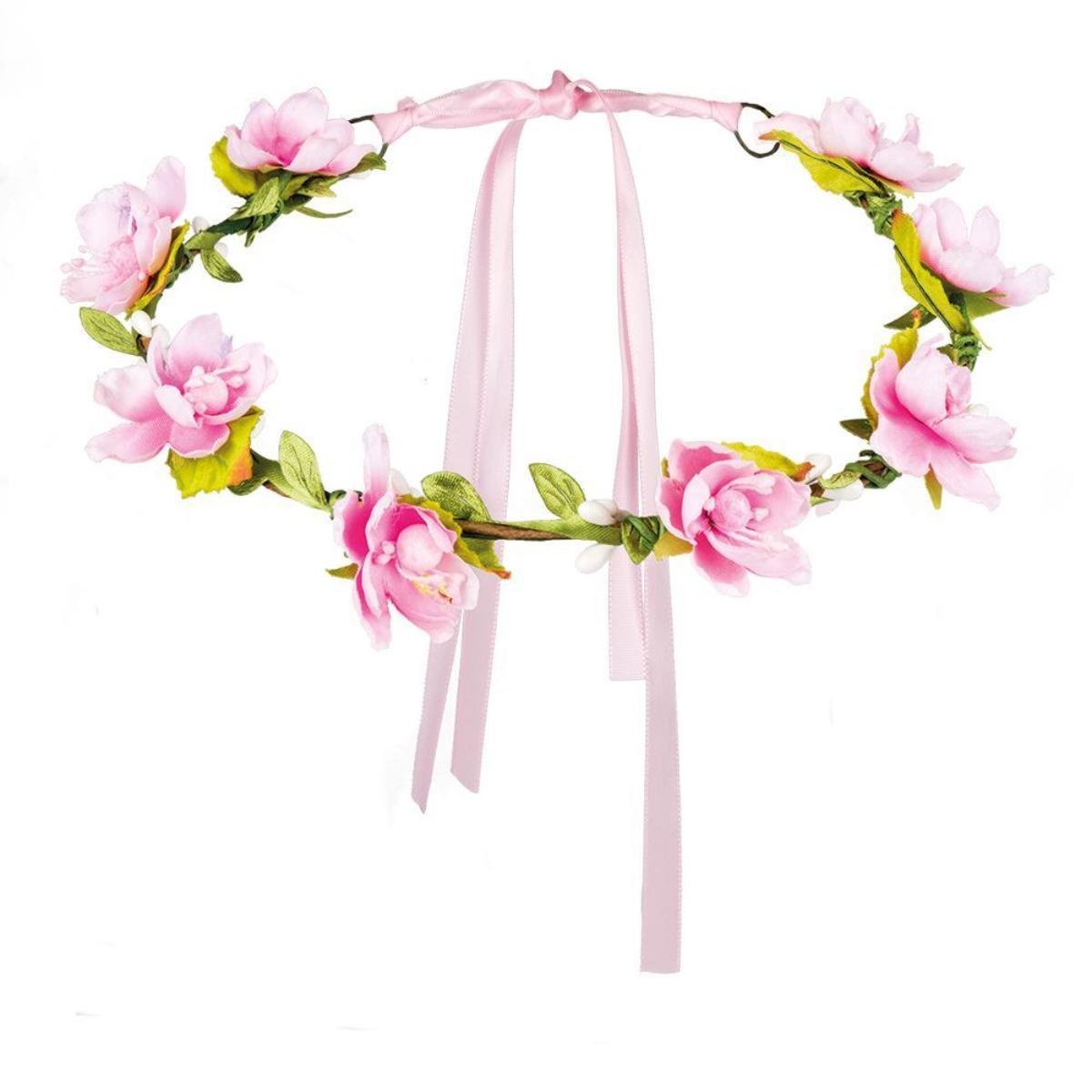 Boland - Flower Headband (Pink) - Women - Fancy Dress Central