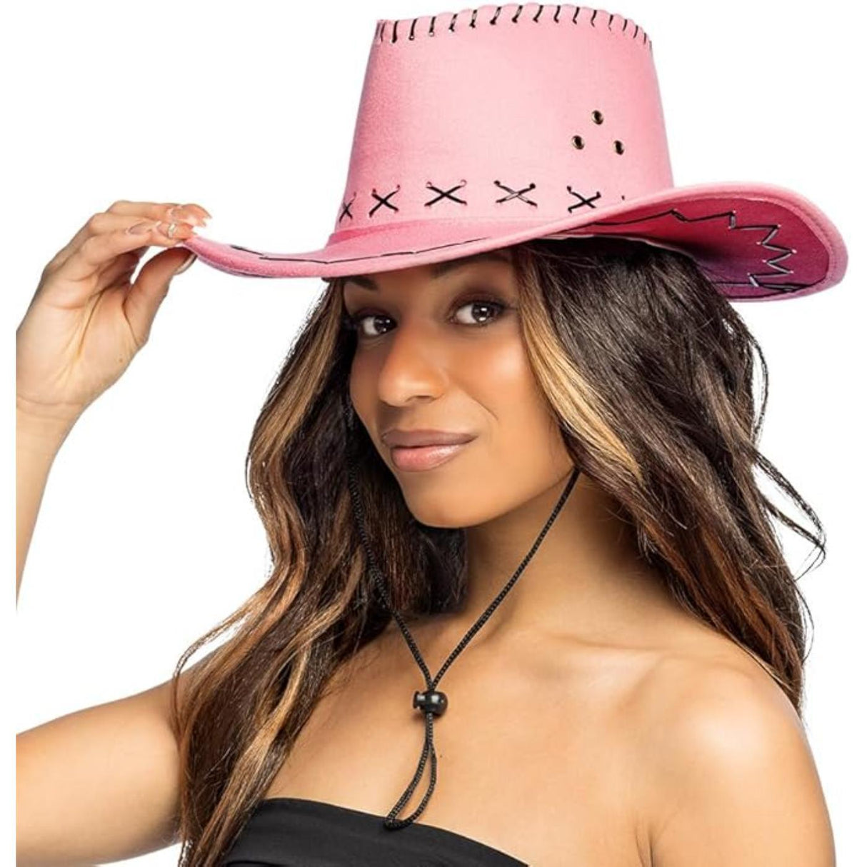 Pink Savanne Cowboy Hat - Adult