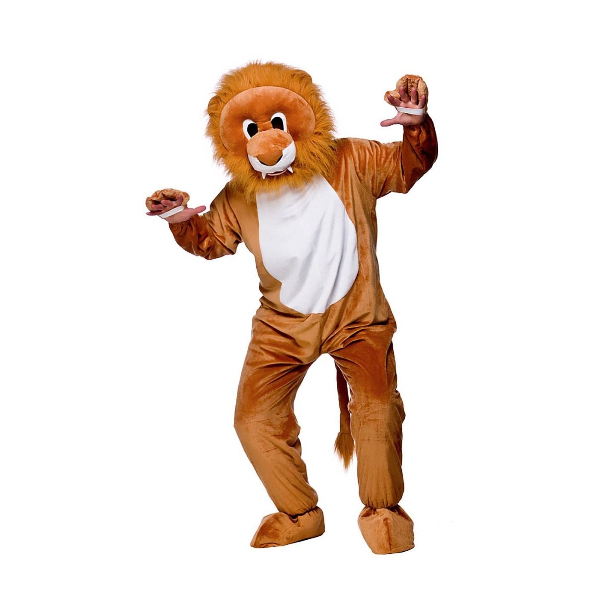 Wicked Costumes - Lion Mascot Costume - Adult - Fancy Dress Central