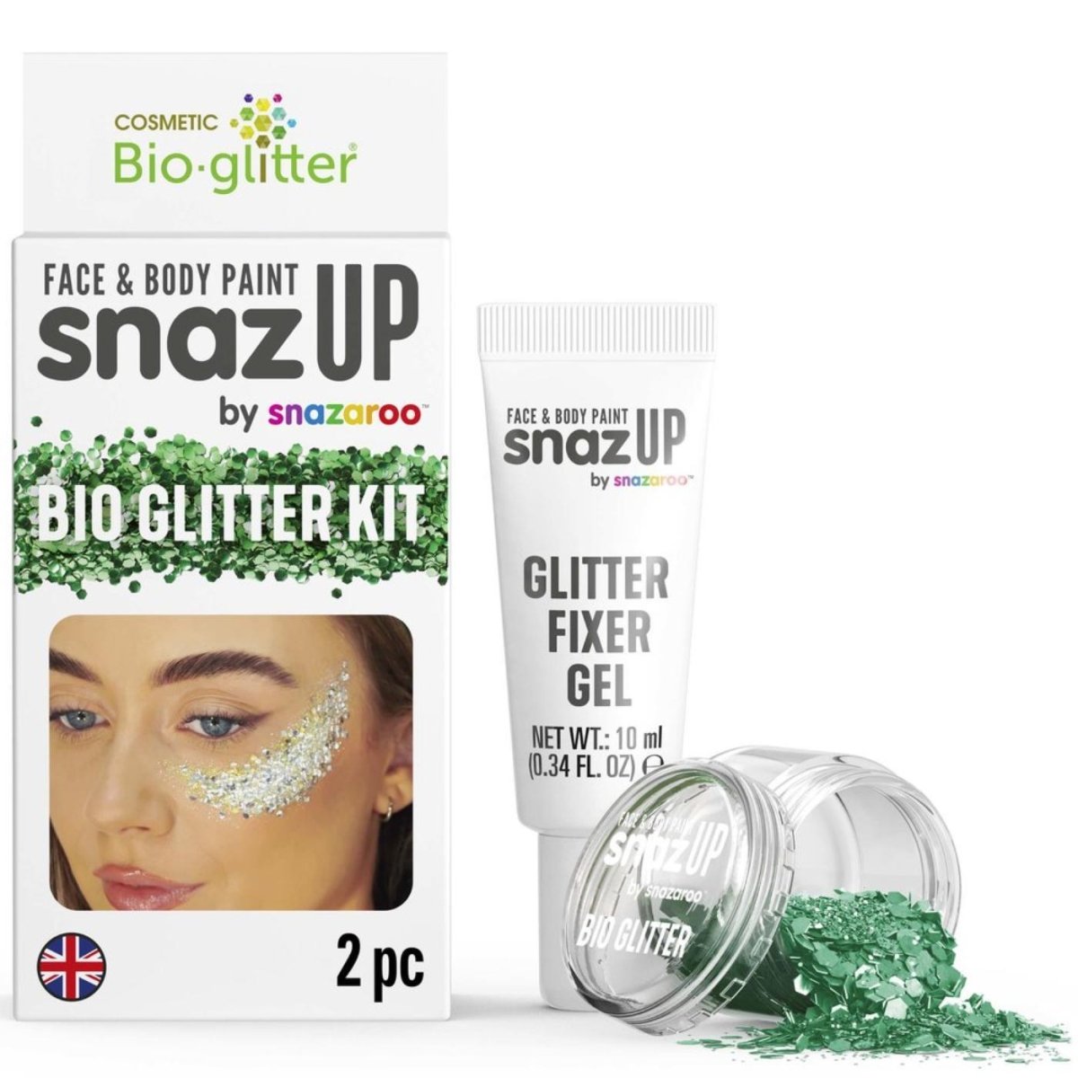 Colart - Bio Glitter Kit - Green - Fancy Dress Central